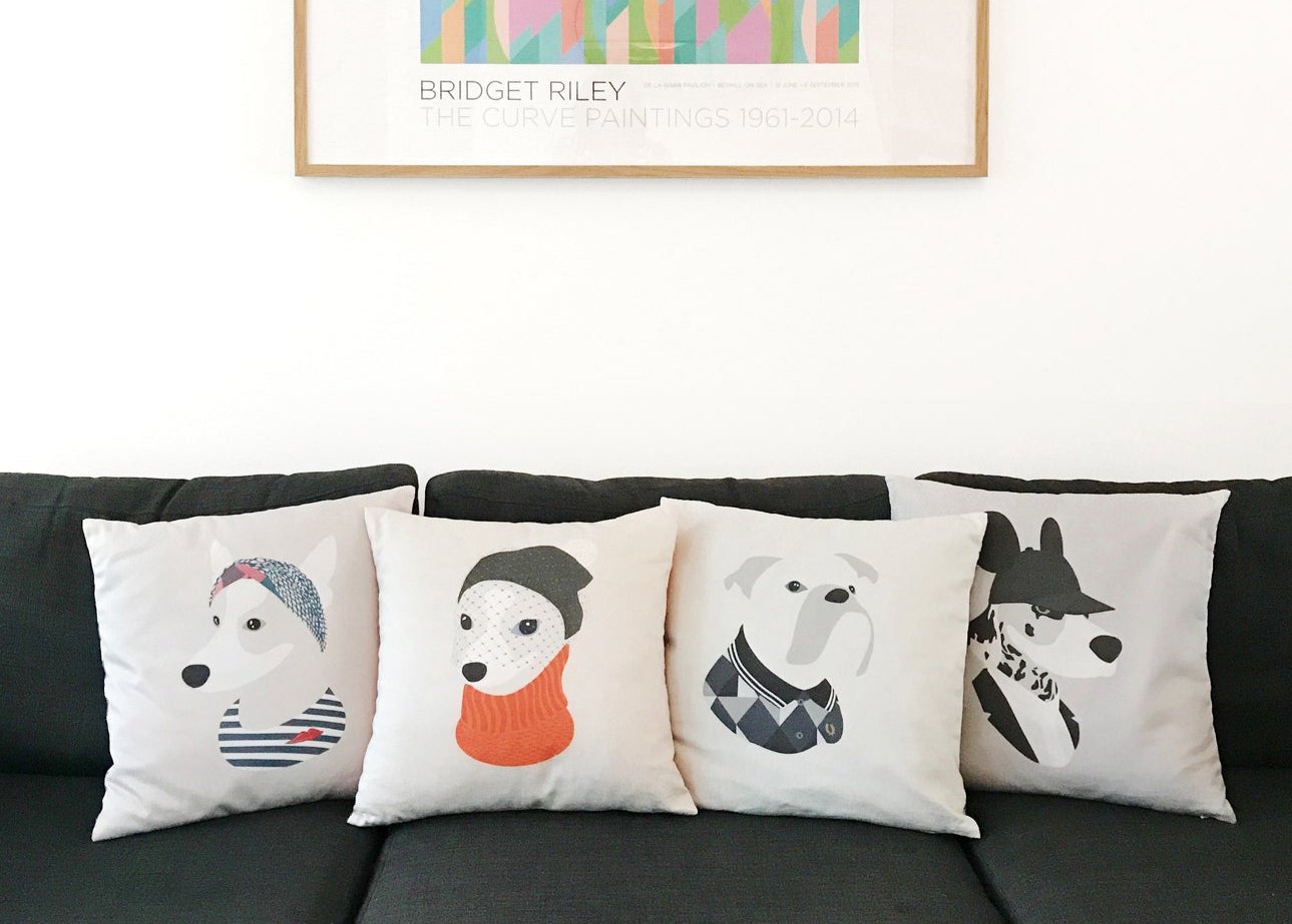 Woof Models Home Decor Dog Lovers Designer Cushions