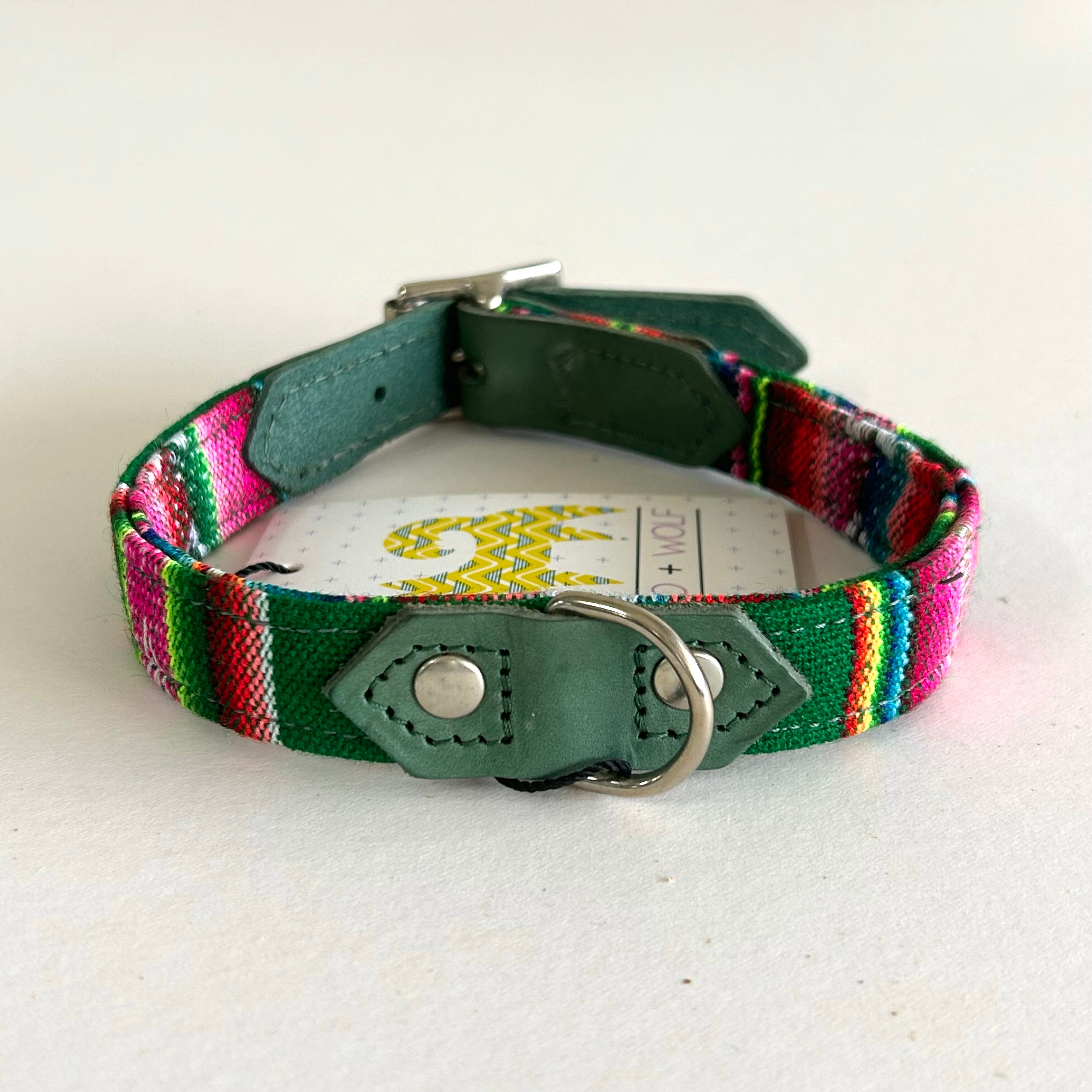Hiro+Wolf Collar: Green Inca