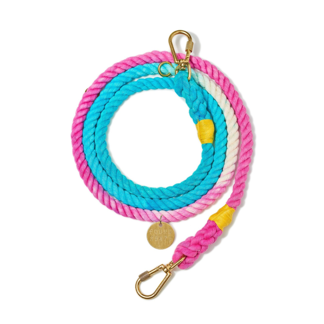 Adjustable Cotton Rope Dog Leash, California