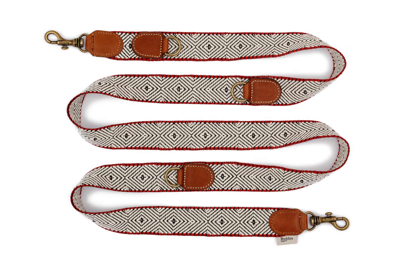 Adjustable Dog Lead: Capri Beach Day