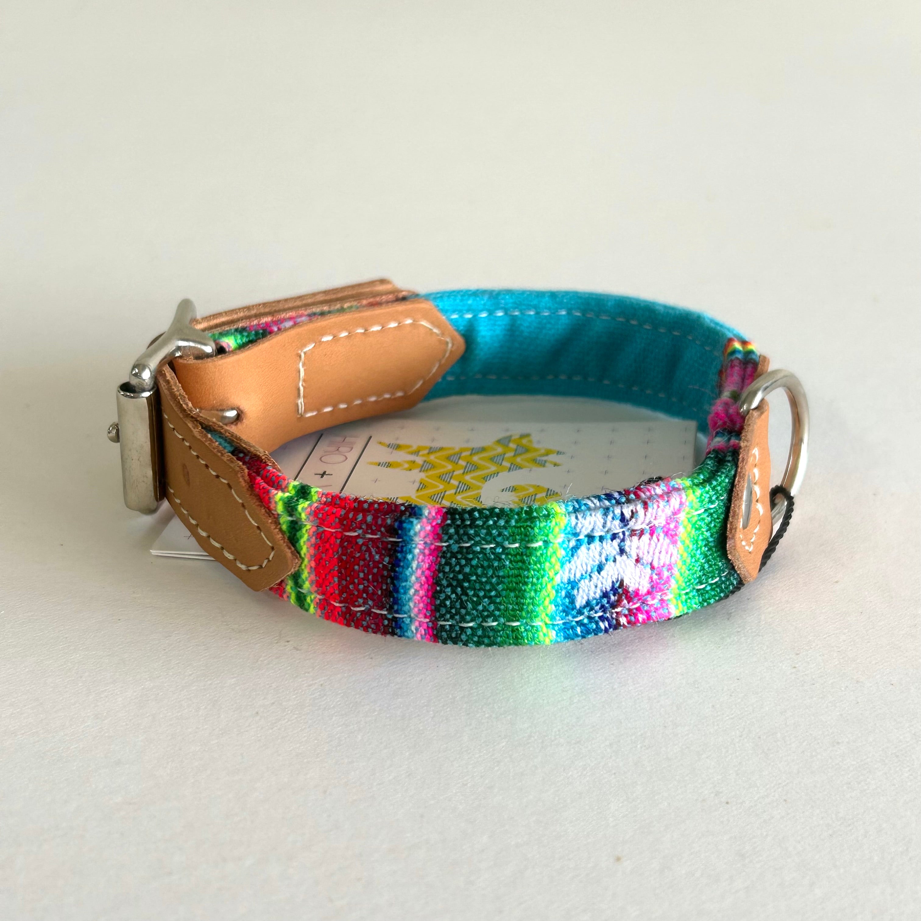 Hiro+Wolf Collar: Cyan Inca