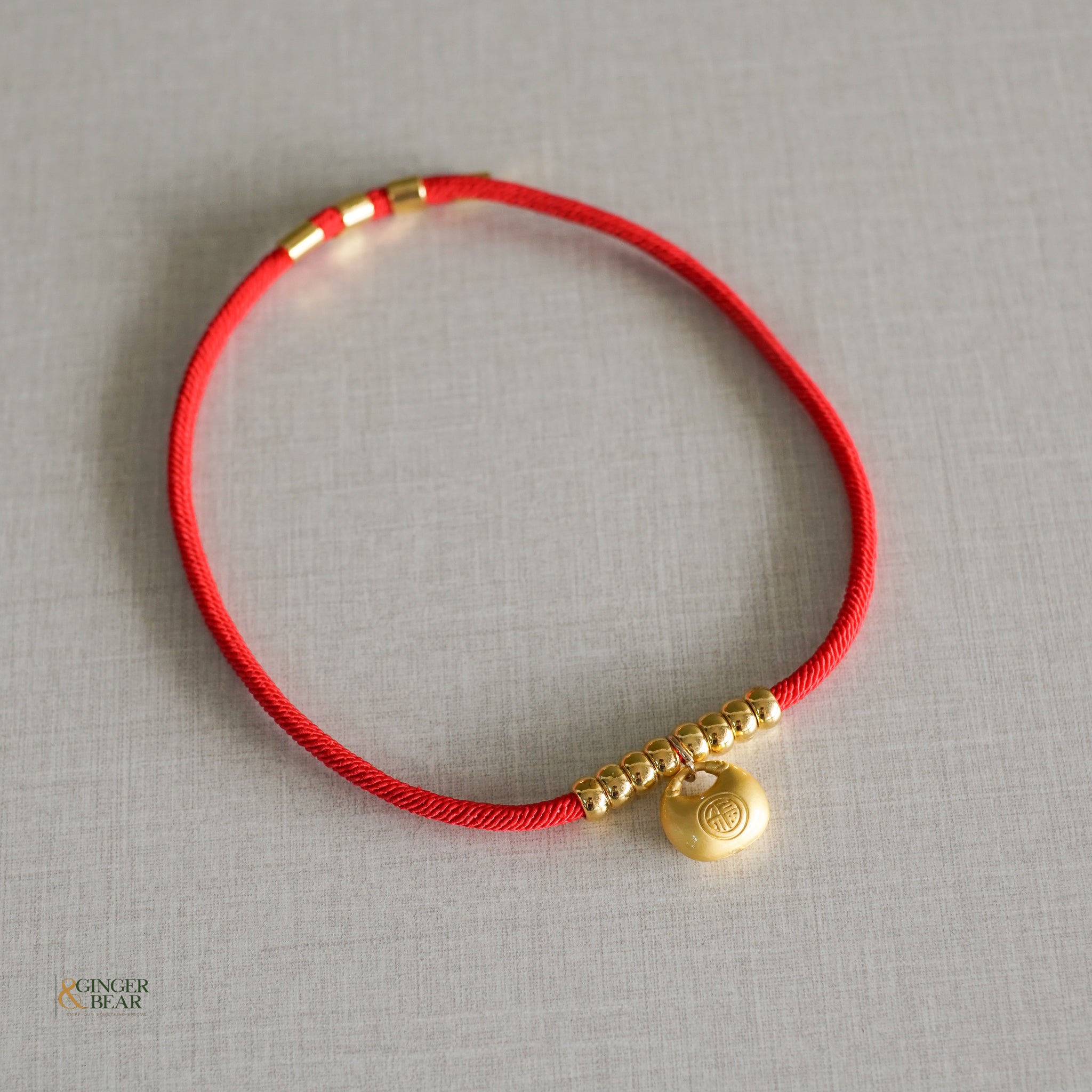 Lunar New Year Necklace for Dogs and Cats, Gold Ingot