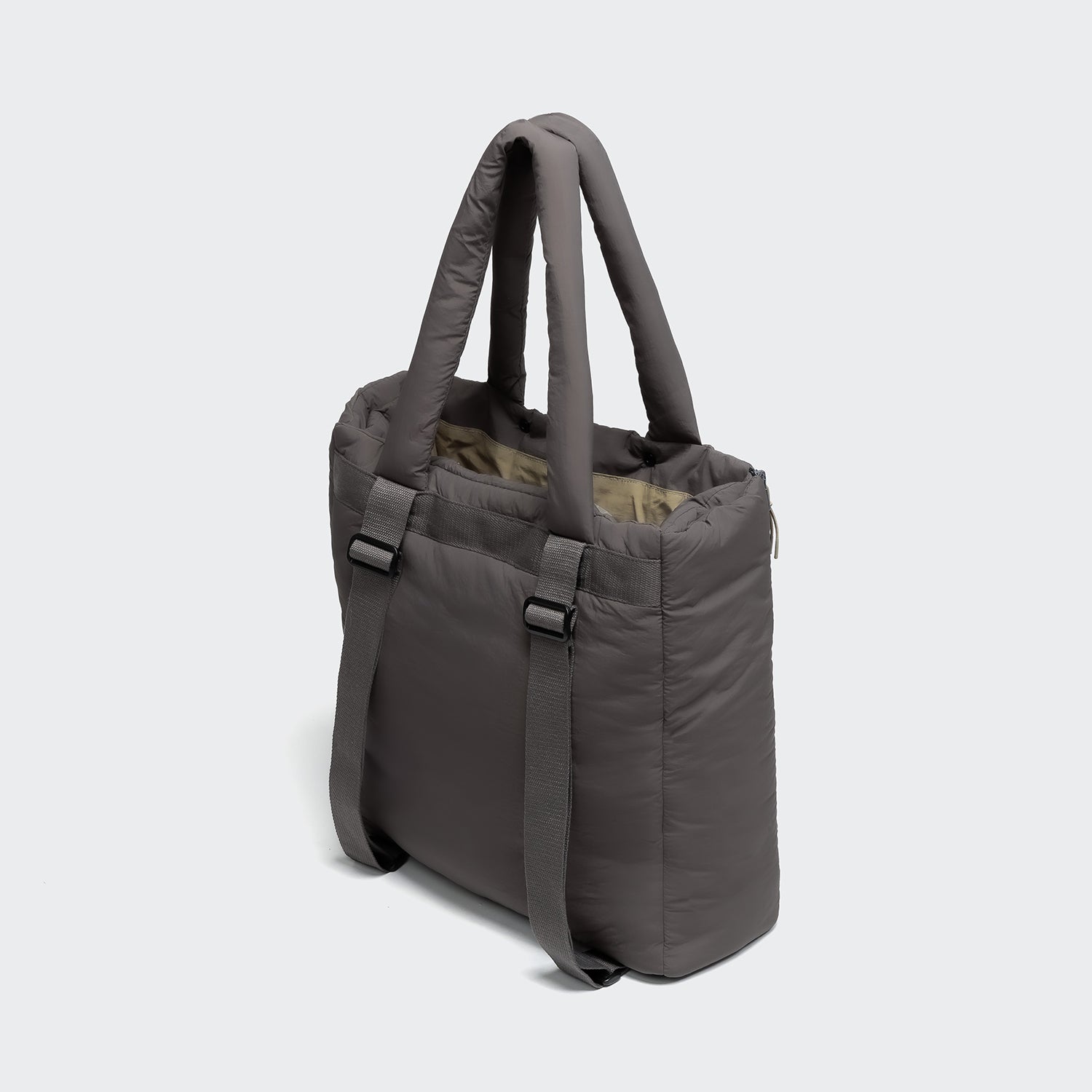 Cloud7: AKTIV Puffer Travel Bed & Tote Bag, Dark Grey/Khaki