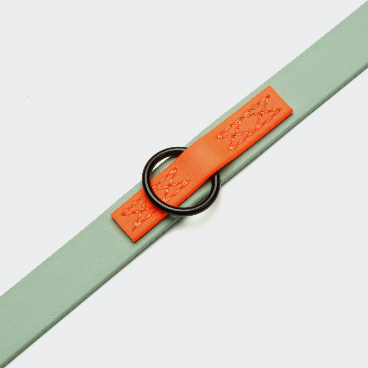 Cloud7: Adjustable Dog Leash BioThane Ipanema Mint-Neon Orange