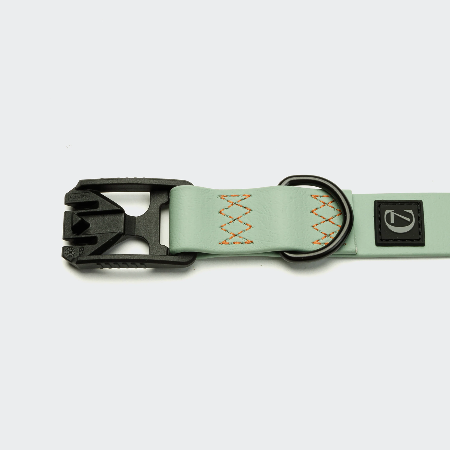 Cloud7: Dog Collar BioThane Ipanema Mint-Neon Orange
