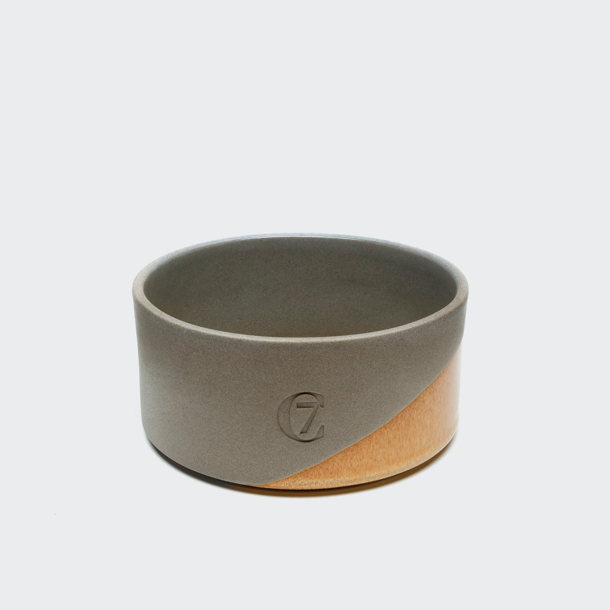 Cloud7 Mauro stoneware dog bowl in a modern earthy ceramic design with a glossy finish in Small size