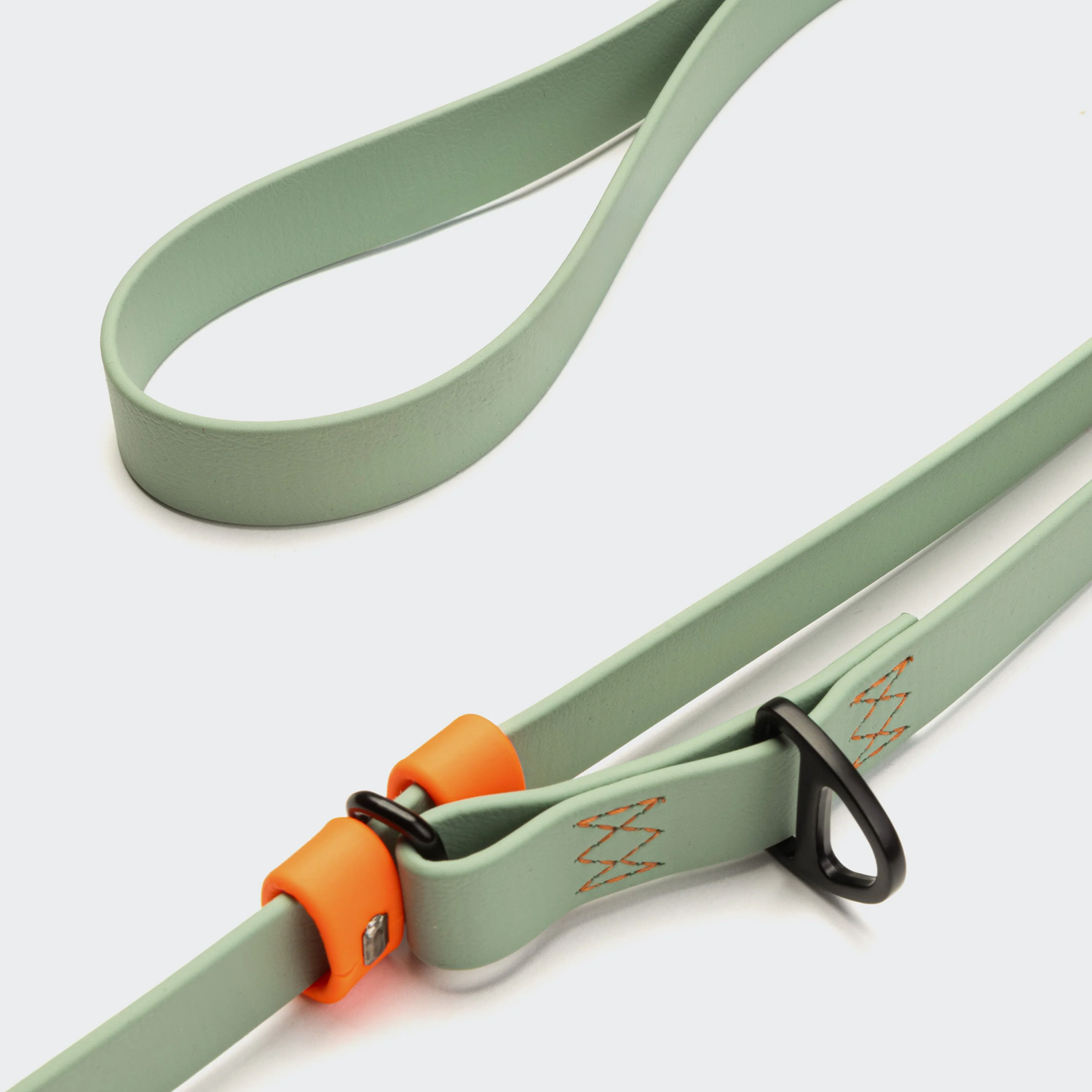 Cloud7: Hands Free Dog Leash BioThane Ipanema Mint-Neon Orange