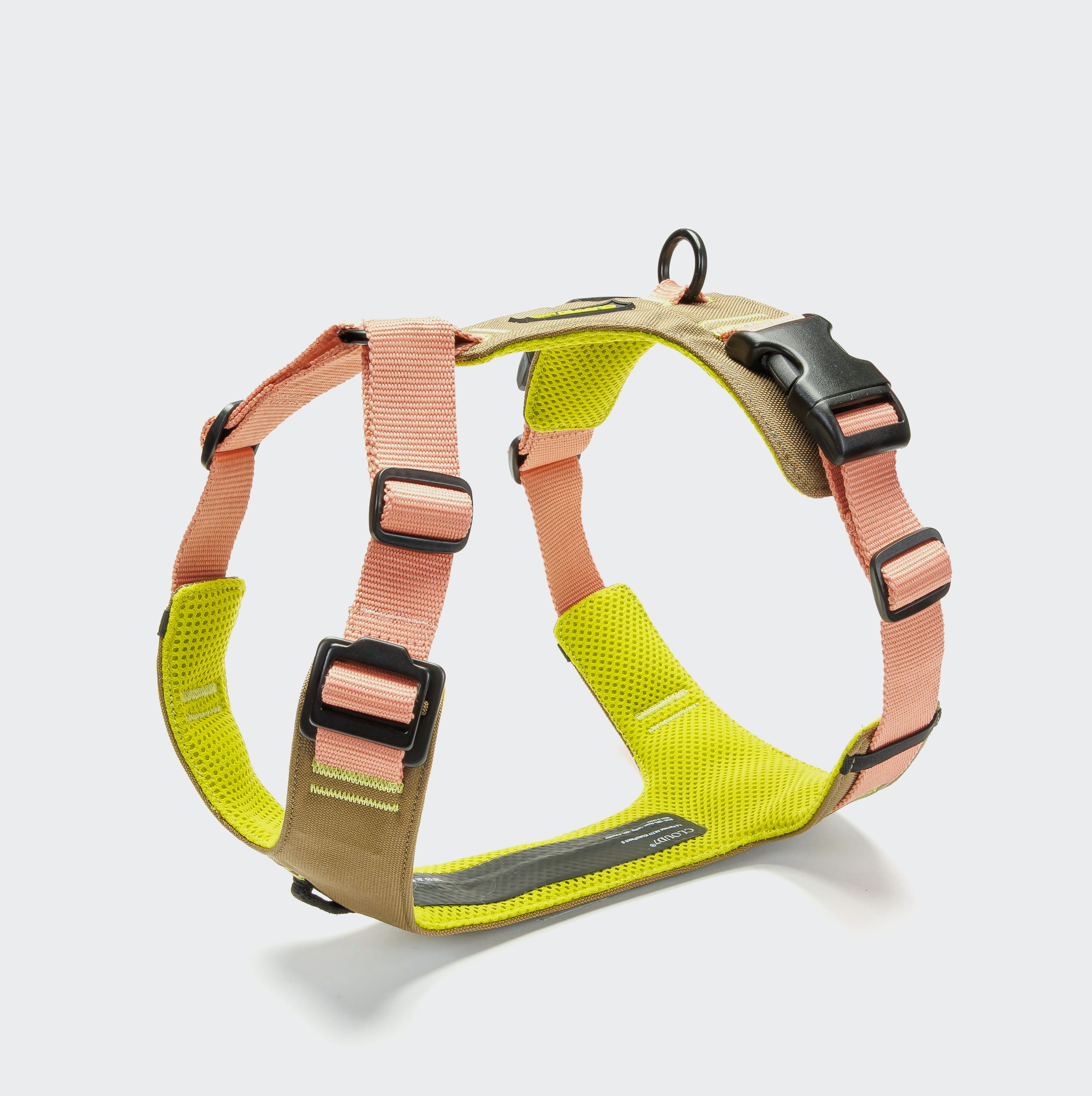 Cloud7 Y-2 AKTIV Cordura Dog Harness, Peach | Padded & Water-Repellent