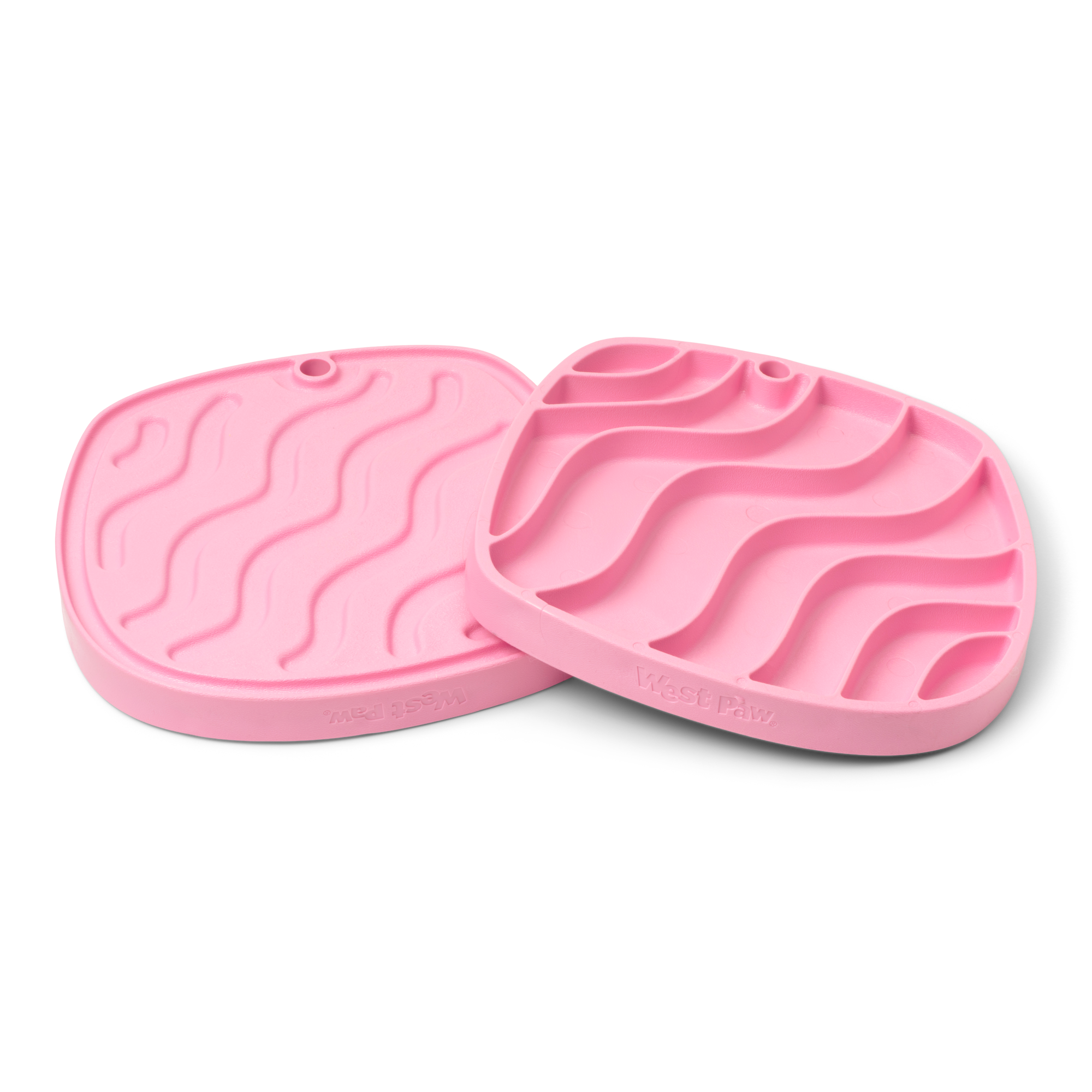 Dog Food and Drink Non-slip Eco Sustainable All-in-one Slow Feeder Lick Feast Mat: Bubble Gum (Spring Limited Edition)