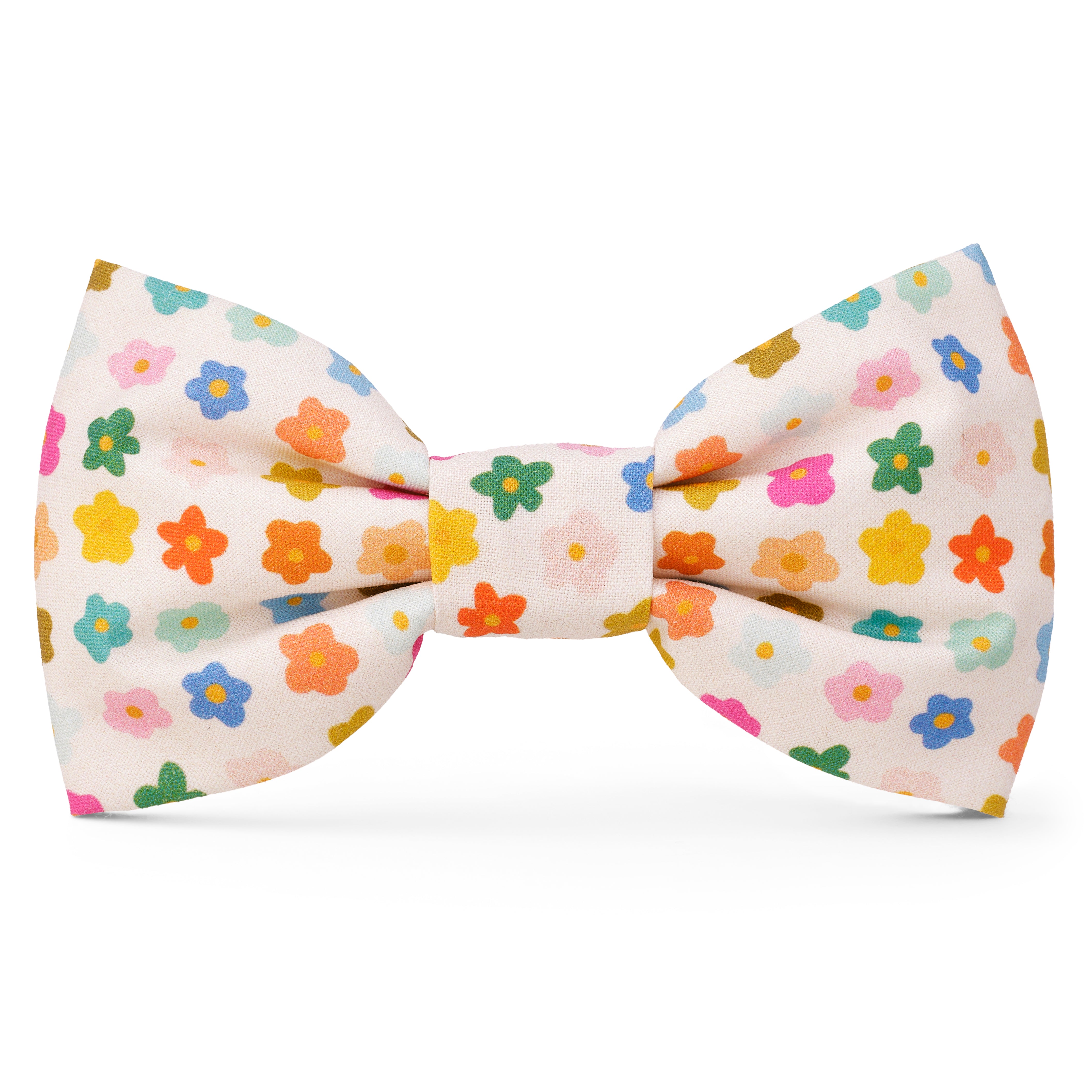 Dog and Cat Bowtie: Rainbow Flower