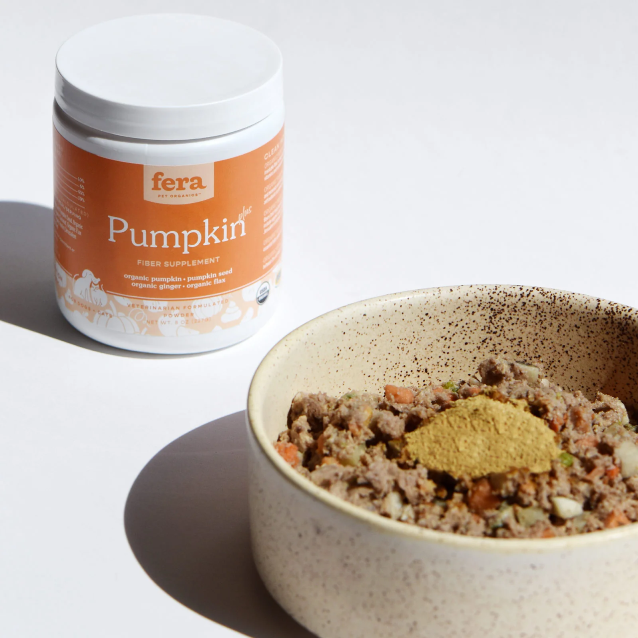 Fera Pet Organics Pumpkin Plus | Dog & Cat Fiber Supplement