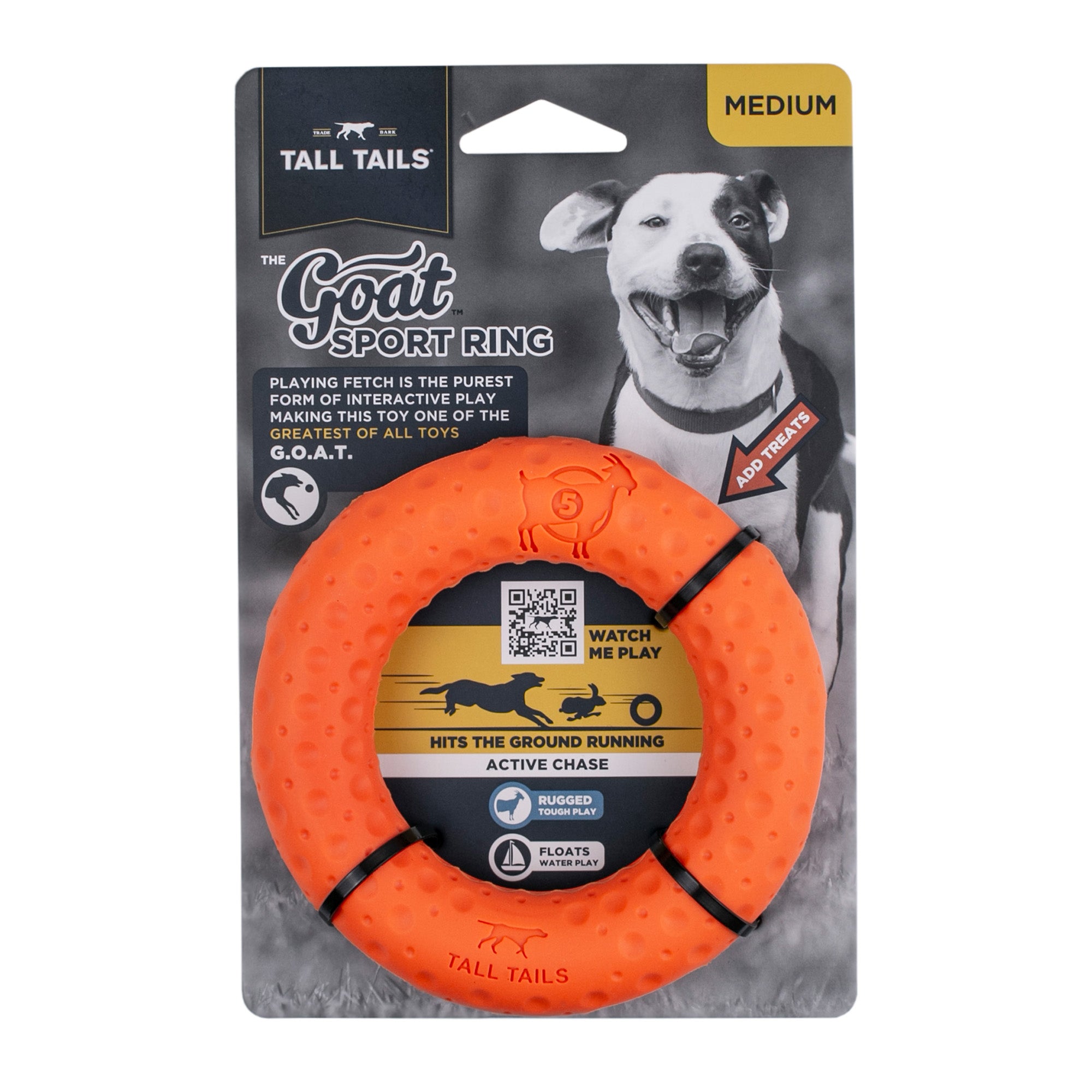Fetch Dog Toy: GOAT Sport Ring