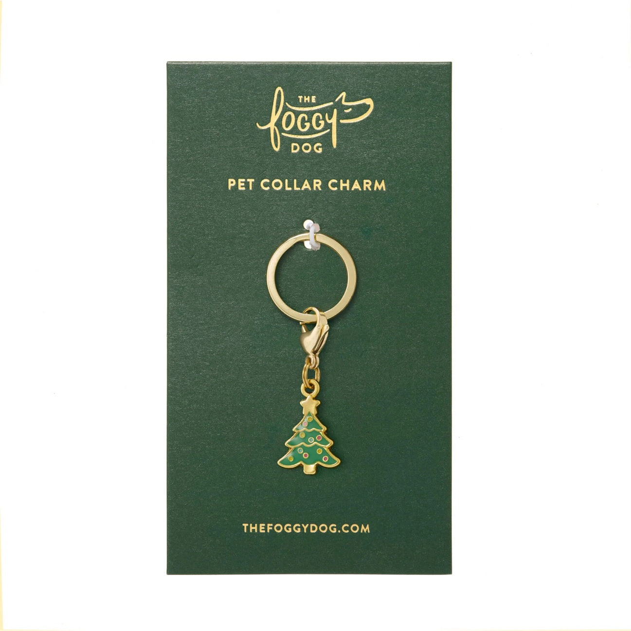 Dog Collar Charm: Christmas Tree