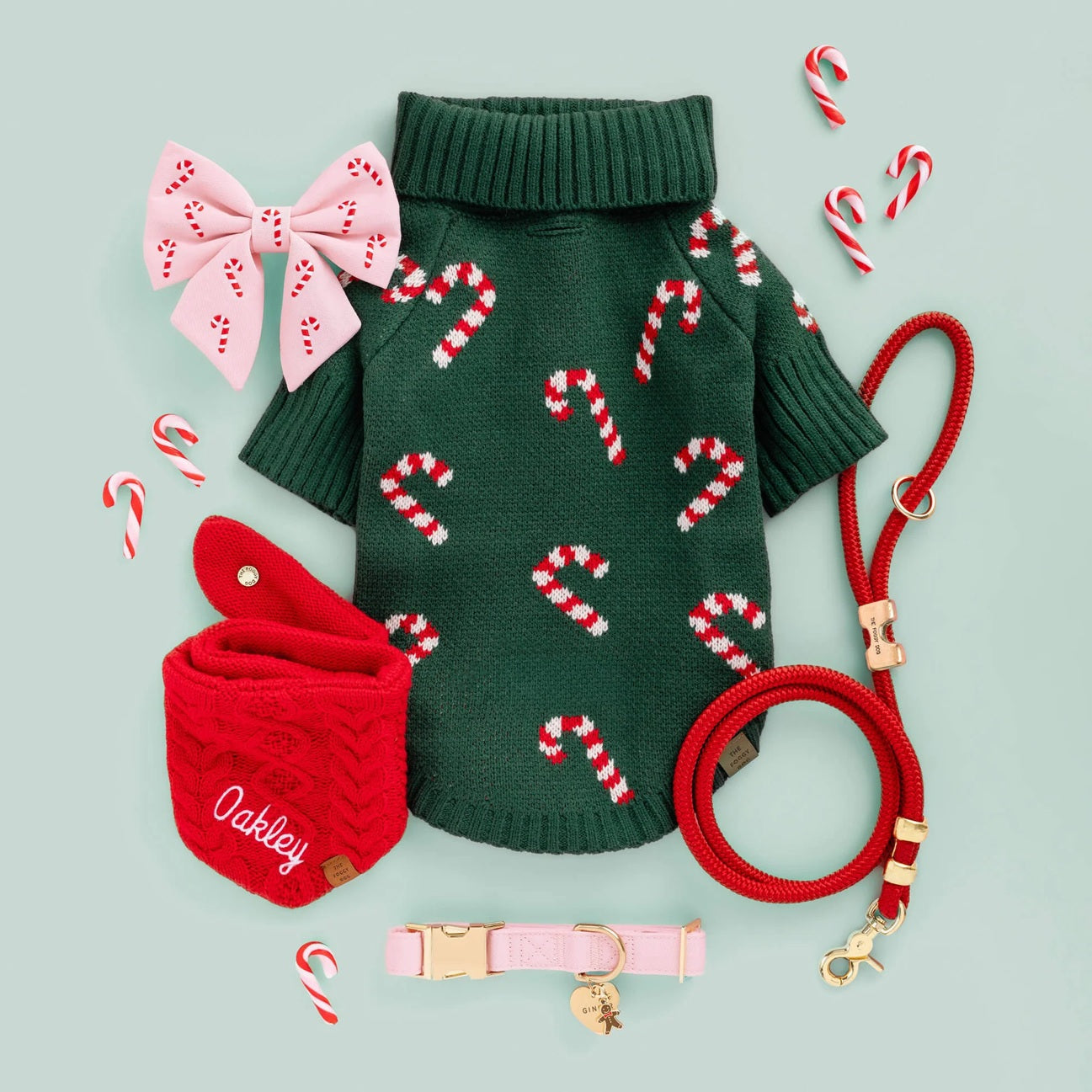 Dog Collar Charm: Gingerbread Man