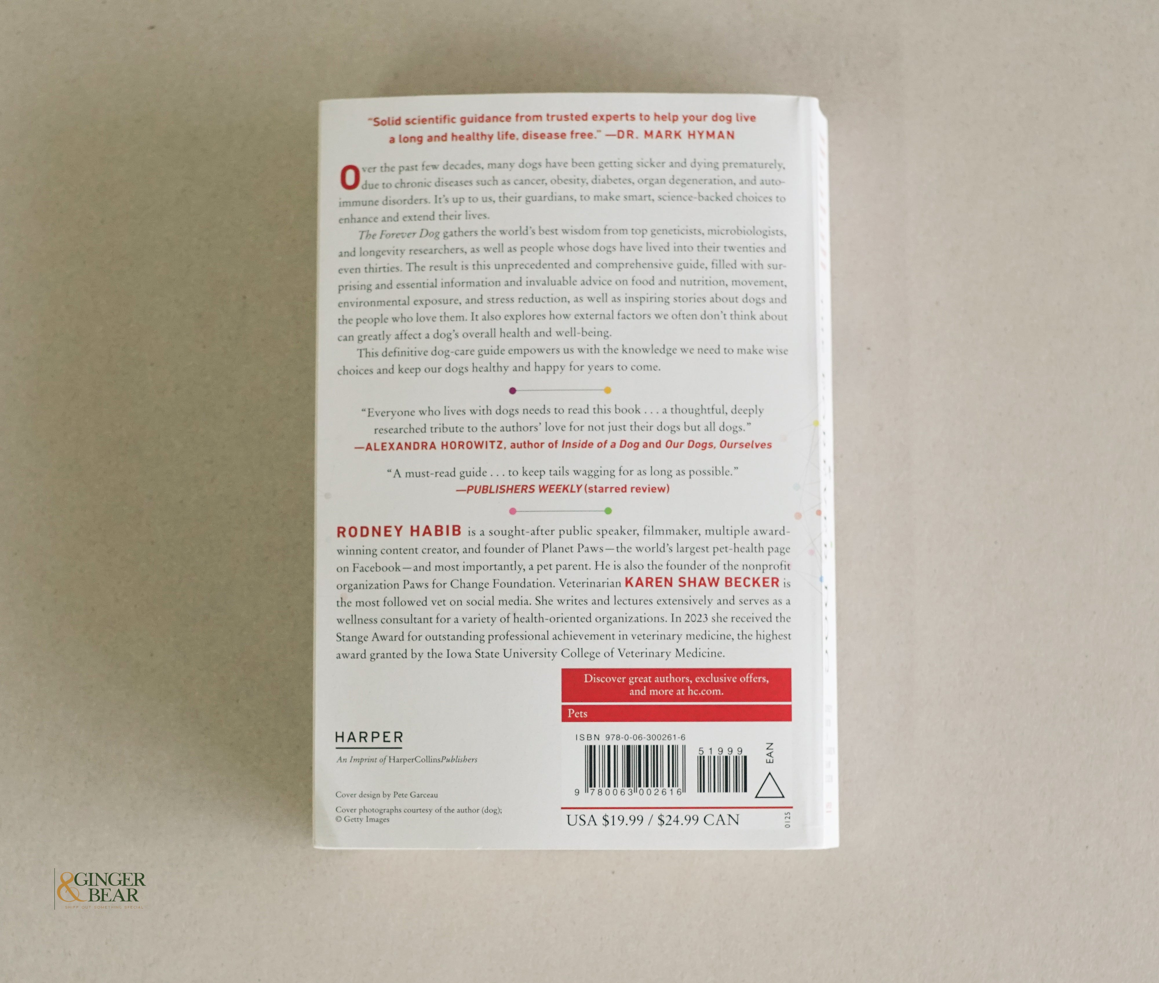 Book: The Forever Dog — Surprising New Science to Help Your Dog Live Younger, Healthier & Longer (Hardcover, 2021)