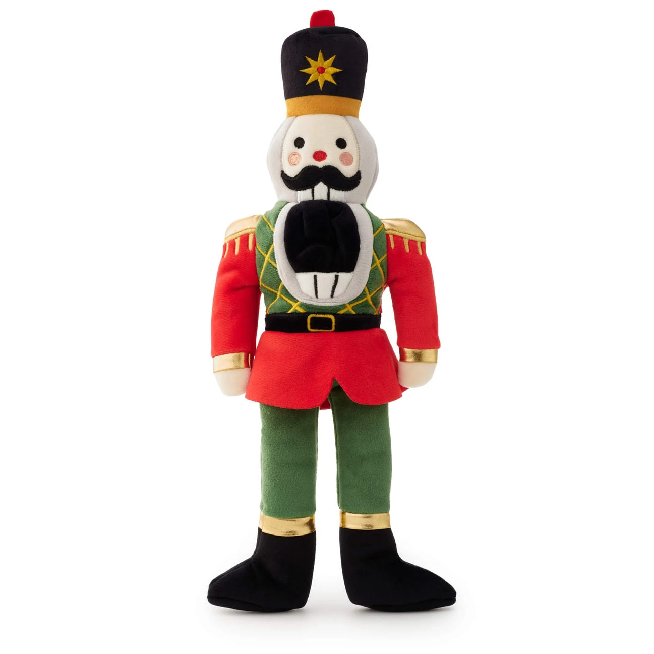 Holiday Squeaky Plush Interactive Snuffle Dog toys, Nutcracker