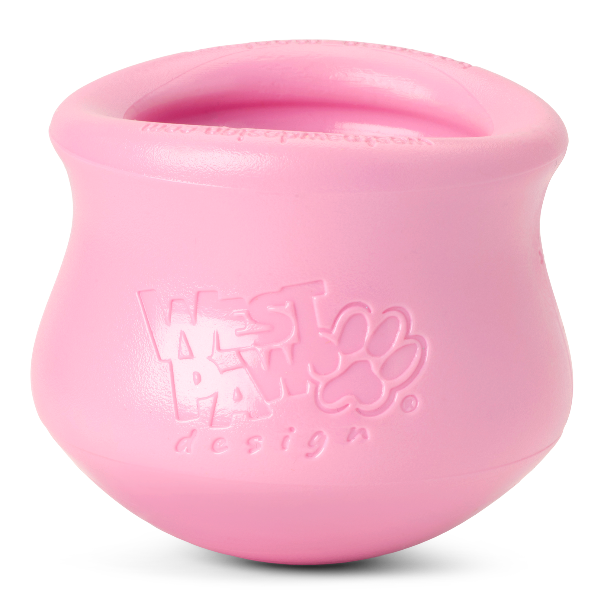 Interactive puzzle, food-dispensing dog toy, Zogoflex Toppl in Bubble Gum (Spring Limited Edition)