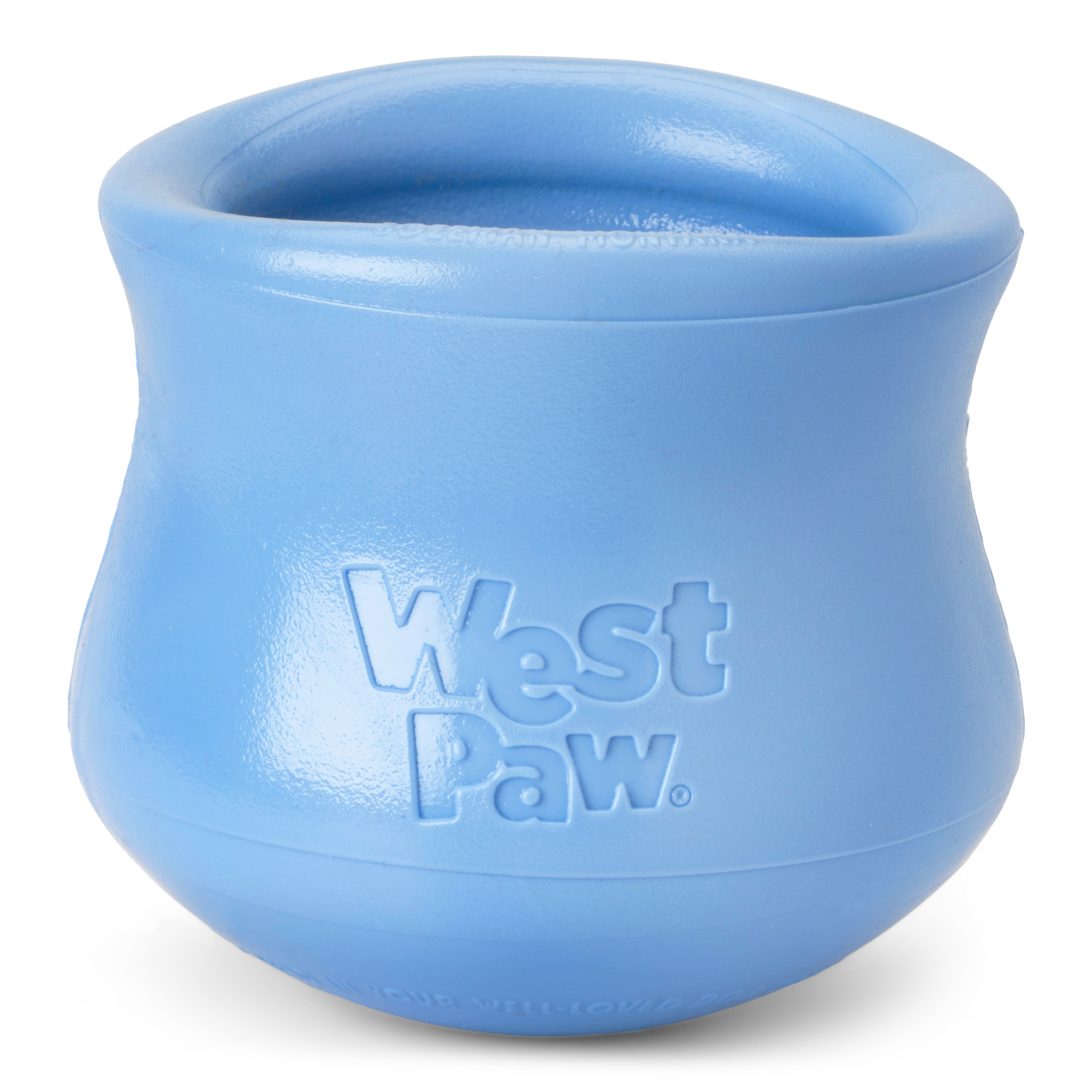 Interactive puzzle, food-dispensing dog toy, Zogoflex Toppl in Periwinkle (Spring Limited Edition)