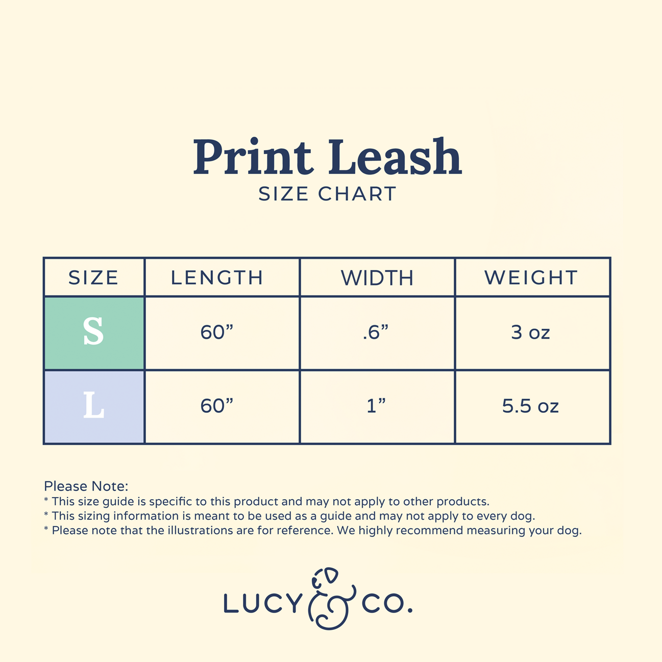 Lucy&Co Dog Leash: Among the Wildflowers