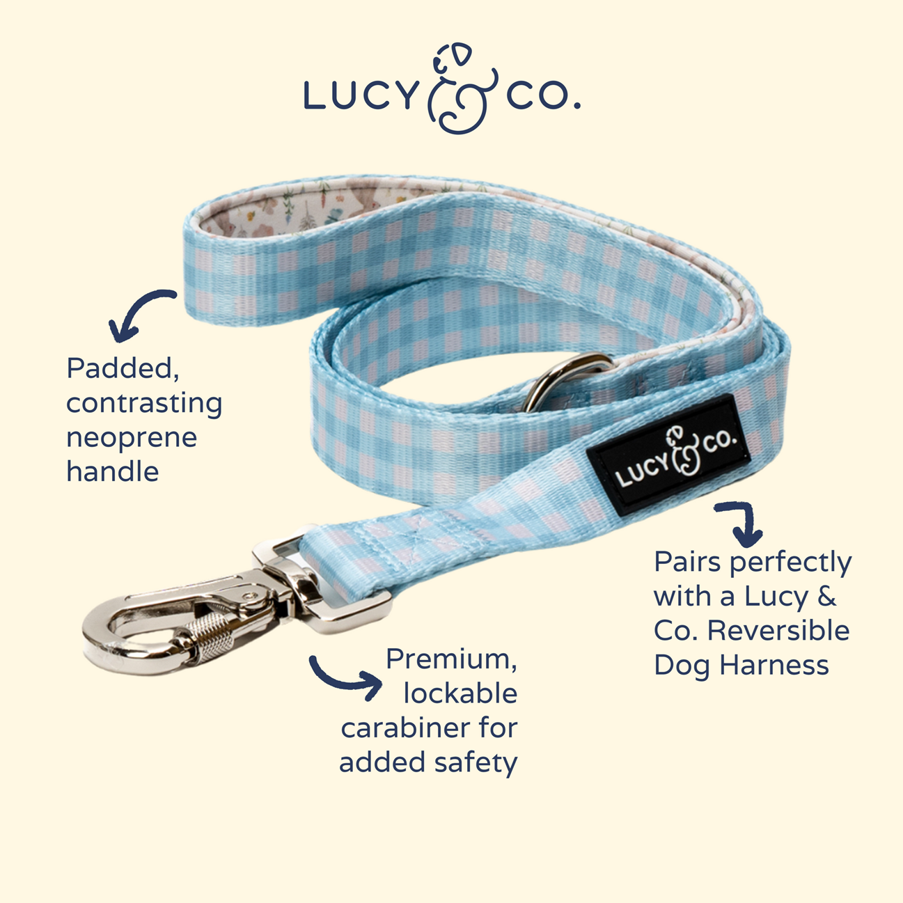 Lucy&Co Dog Leash: Hippity Hoppity