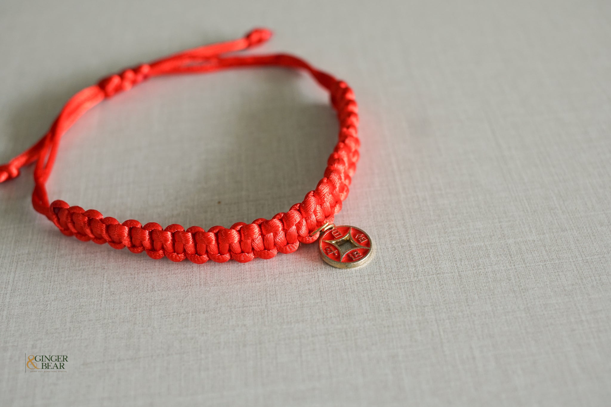 Lunar New Year Knotted Necklace for Dogs and Cats