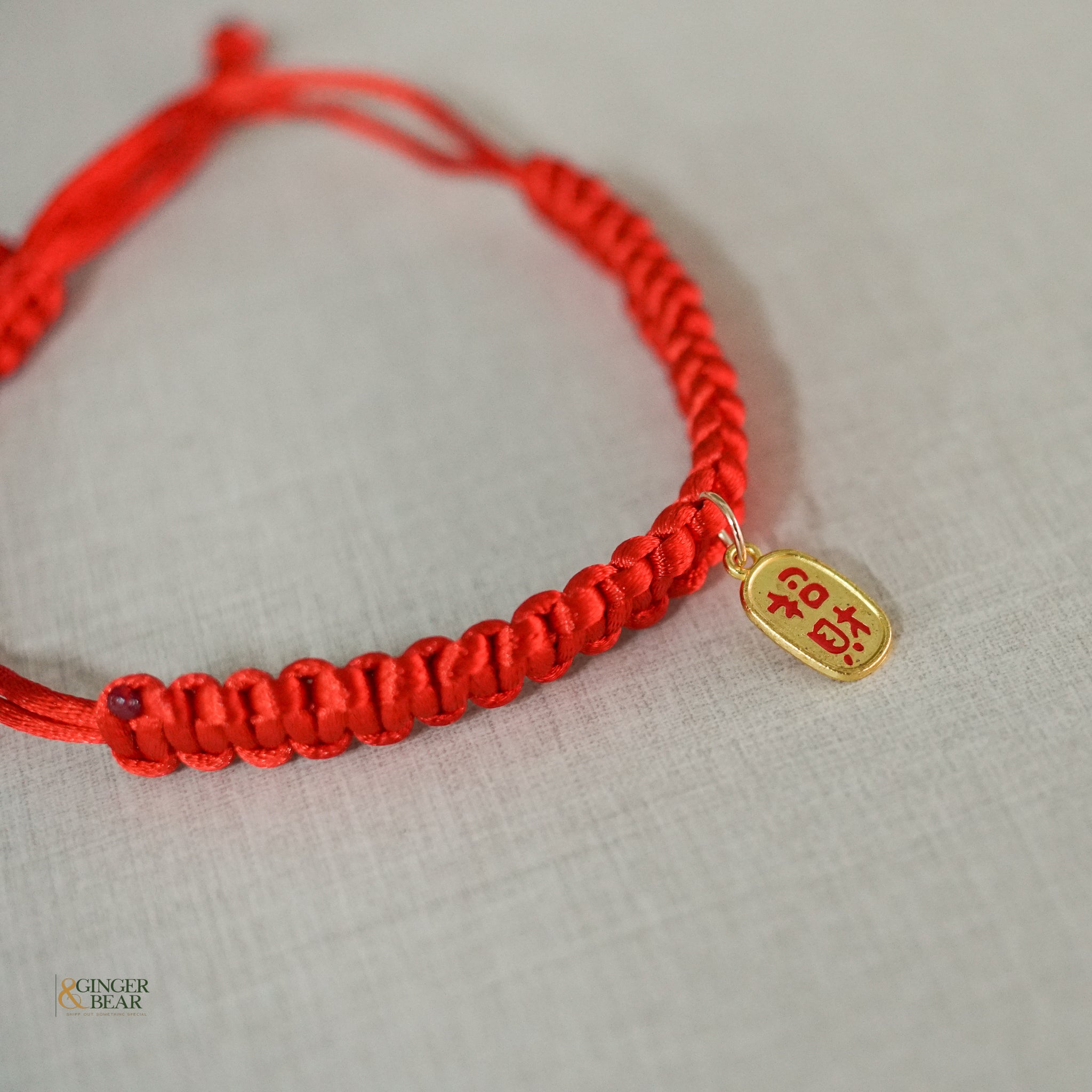 Lunar New Year Knotted Necklace for Dogs and Cats