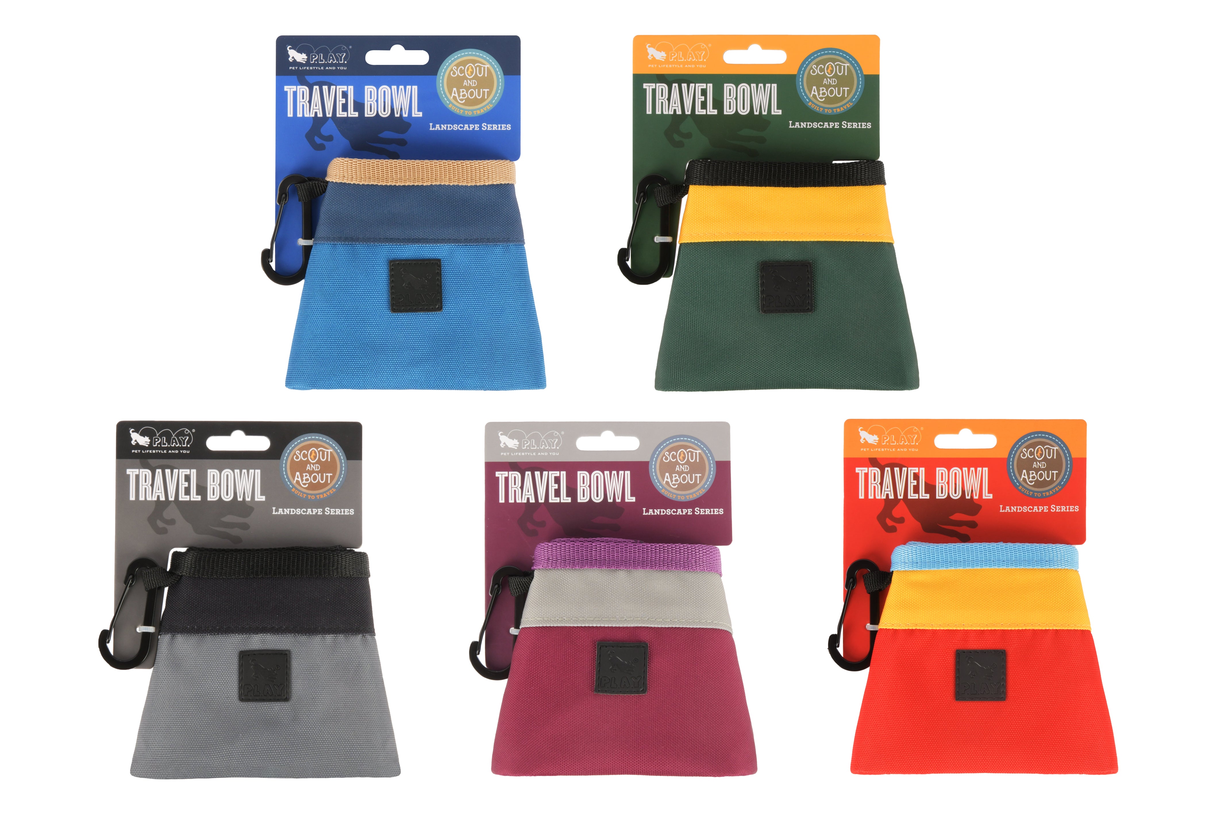 P.L.A.Y. Landscape Dog Travel Bowl