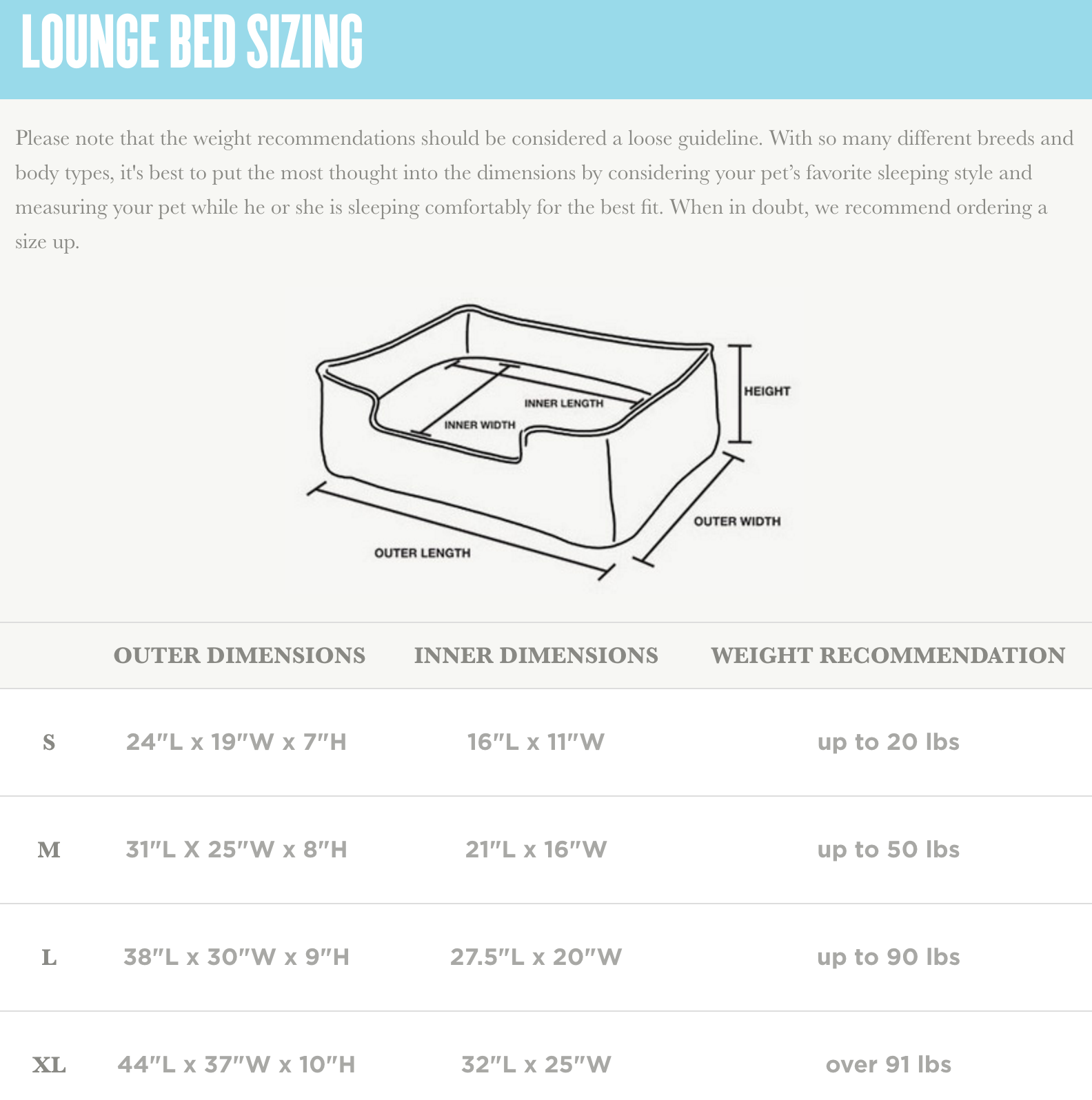 Lounge Bed for Dogs Quality Eco-friendly Vineyard Small to XLarge