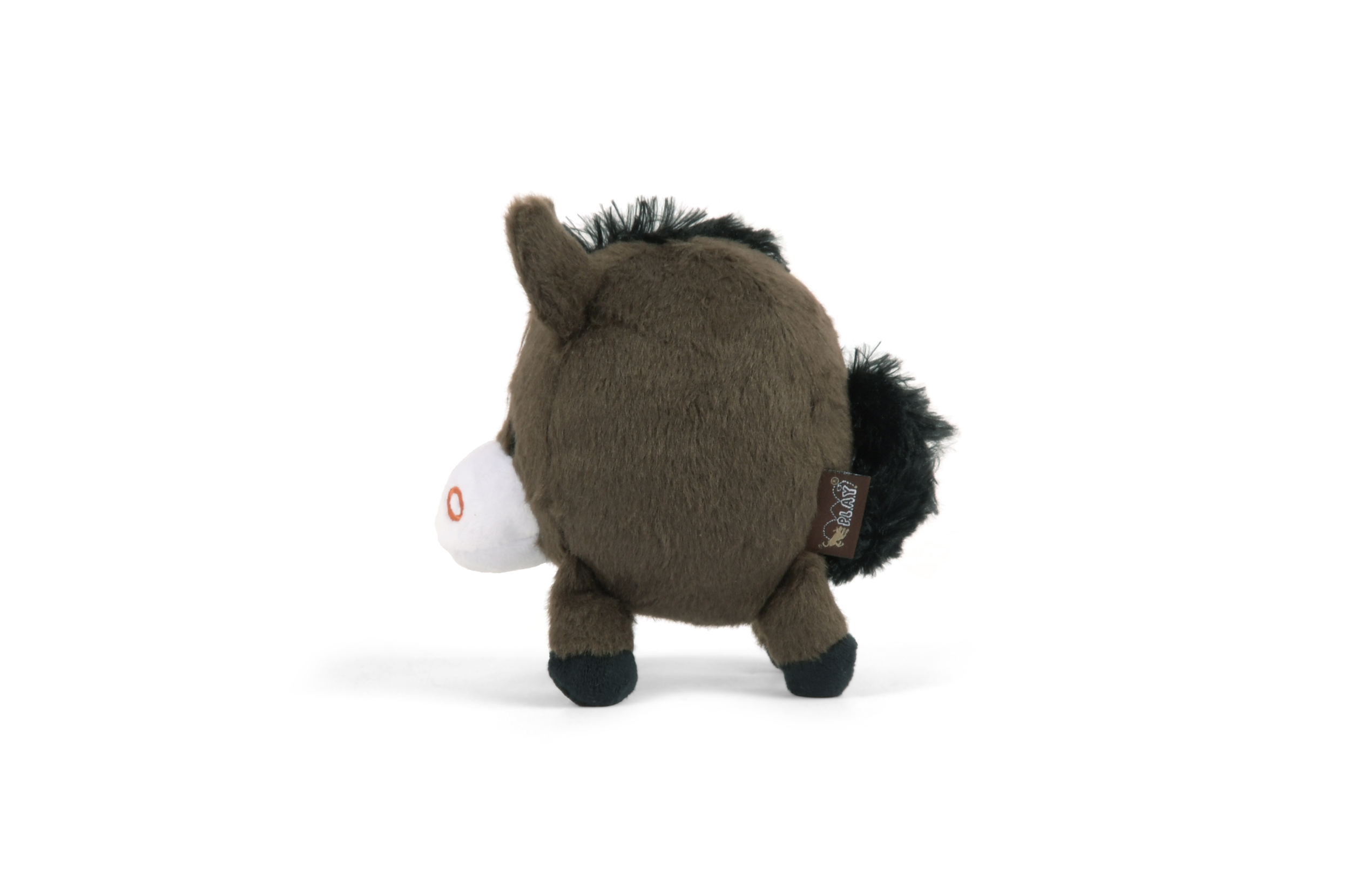P.L.A.Y. Barnyard Buddies Squeaky Plush Dog Toy, Harley the Horse