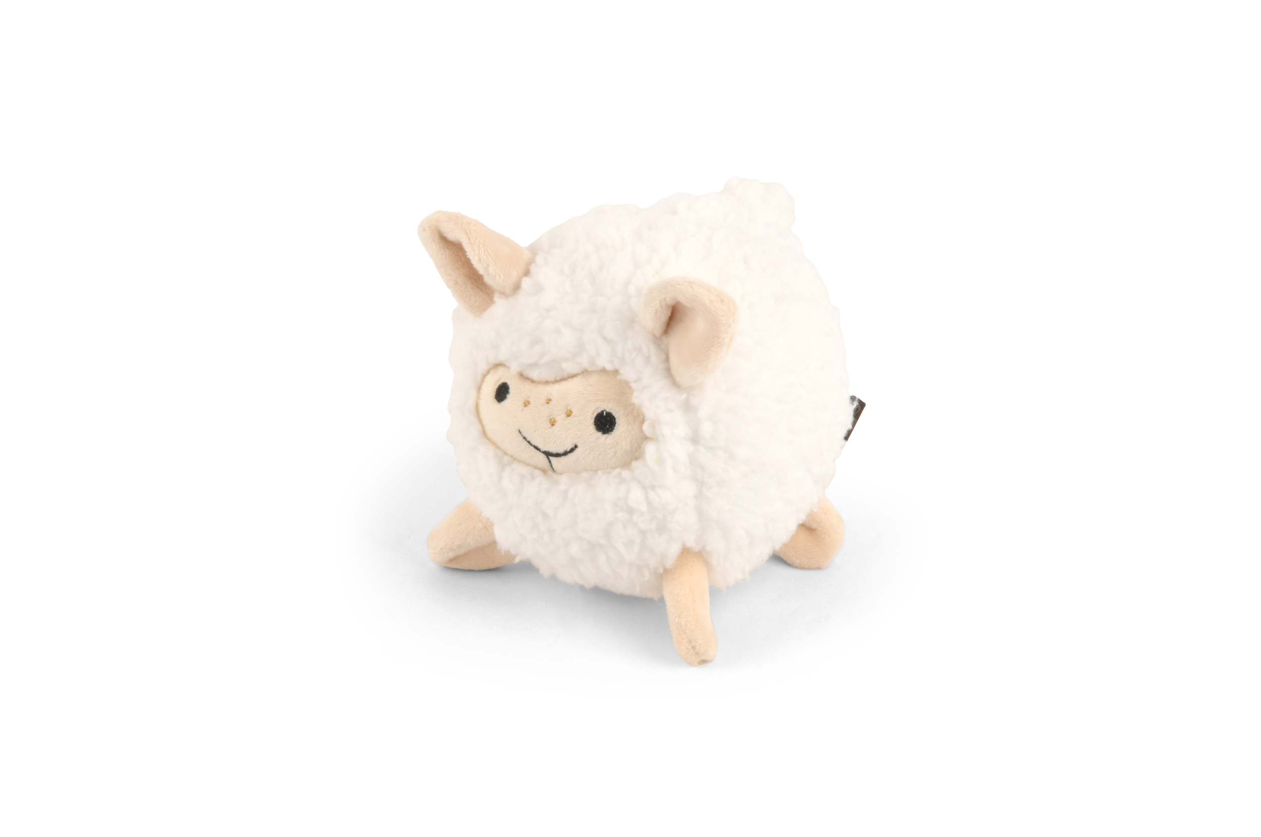 P.L.A.Y. Barnyard Buddies Squeaky Plush Dog Toy, Sadie the Sheep