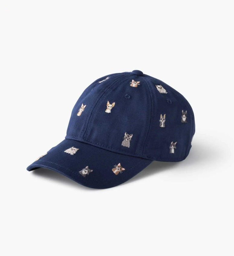 Rifle Paper Co Baseball Cap: Cool Cats