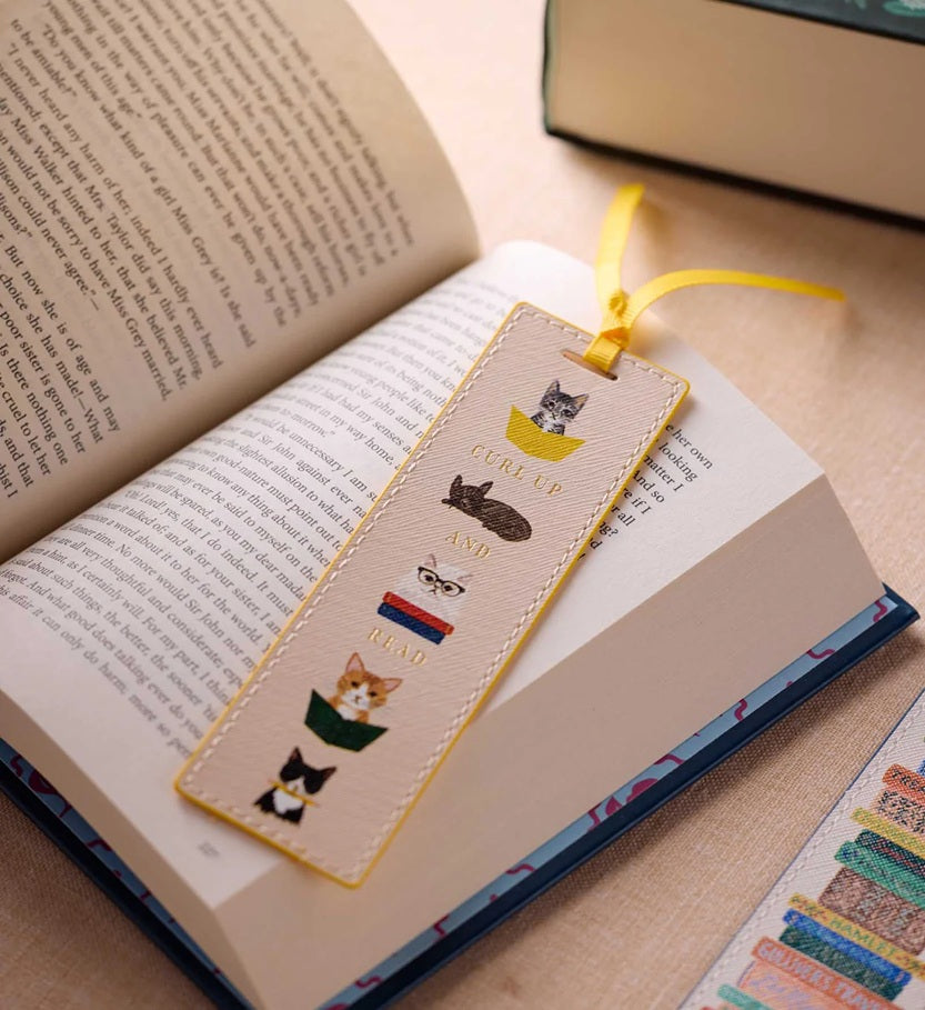 Rifle Paper Co Bookmark: Studious Cats