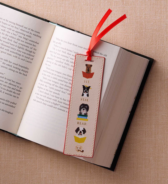 Rifle Paper Co Bookmark: Studious Dogs