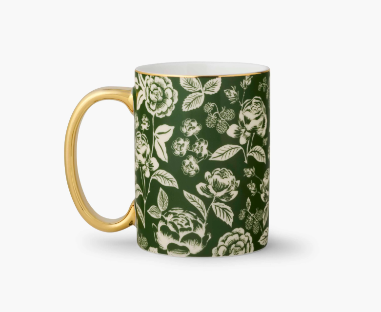 Rifle Paper Co Porcelain Mug: English Rose