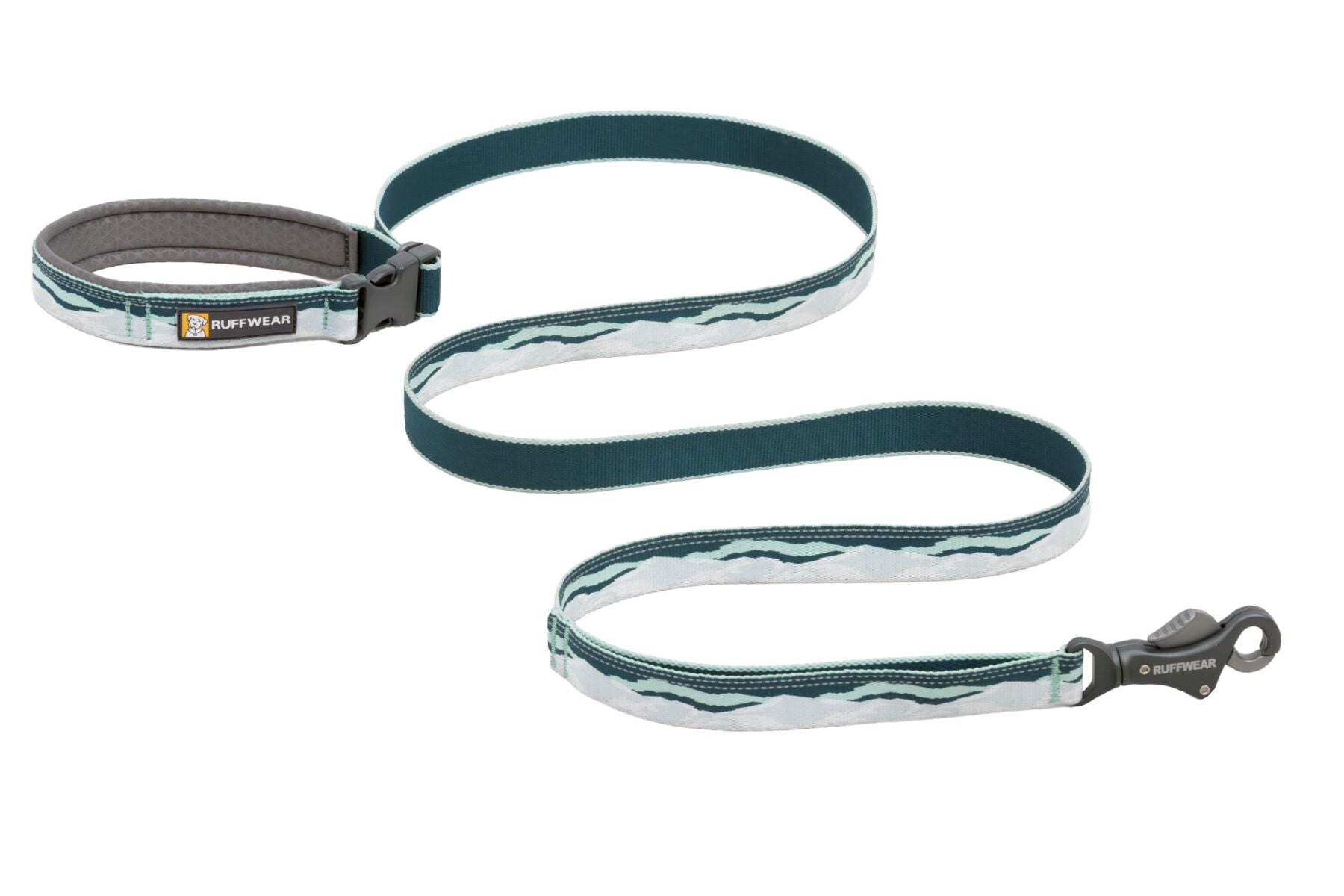 Ruffwear Crag reflective adjustable waist dog leash for hands-free walking, running, and hiking outdoors