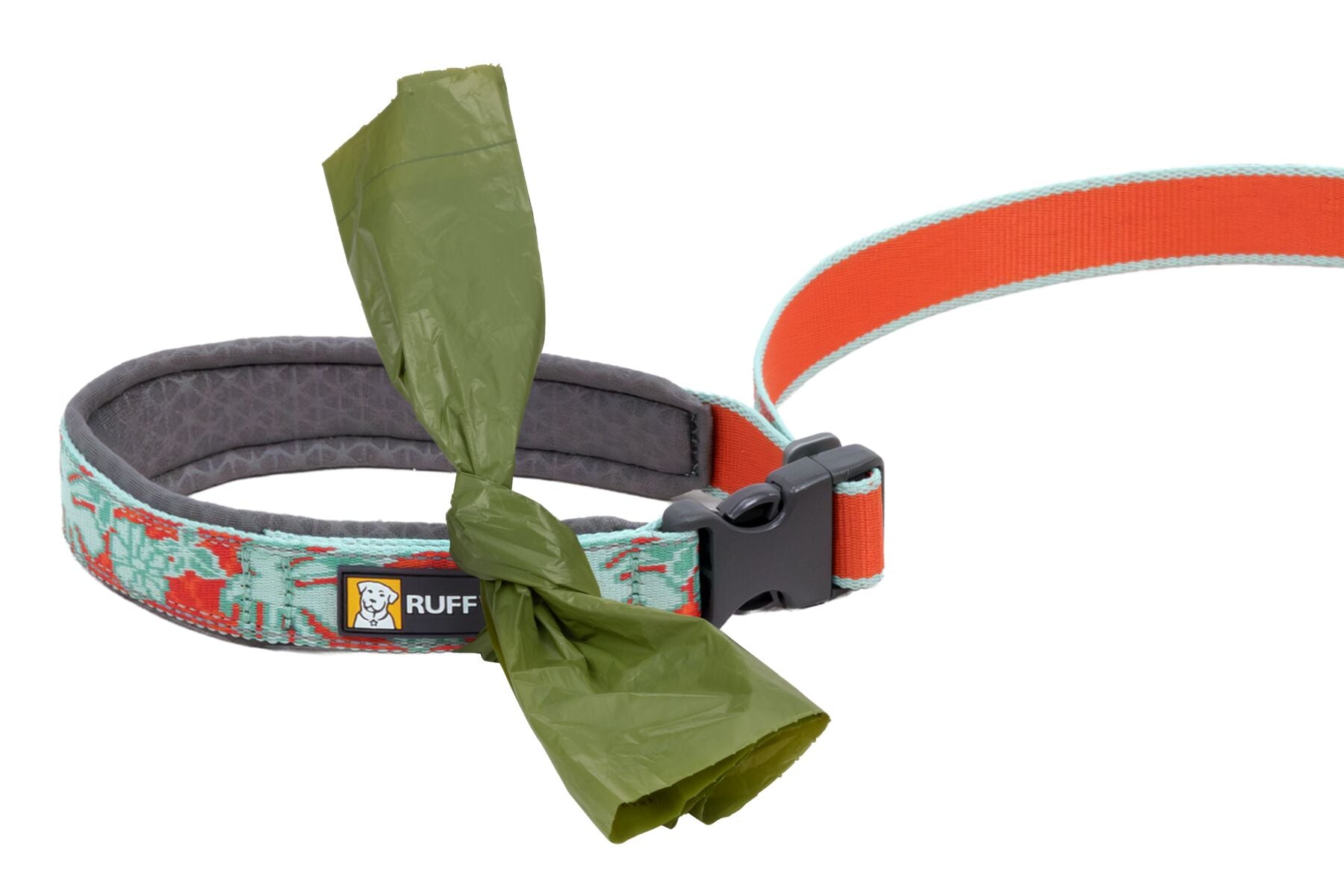 Ruffwear Crag reflective adjustable waist dog leash for hands-free walking, running, and hiking outdoors