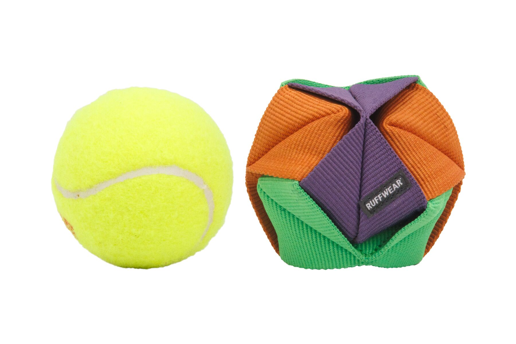 Ruffwear Dog Fetch Ball Toy: Webbing Remix