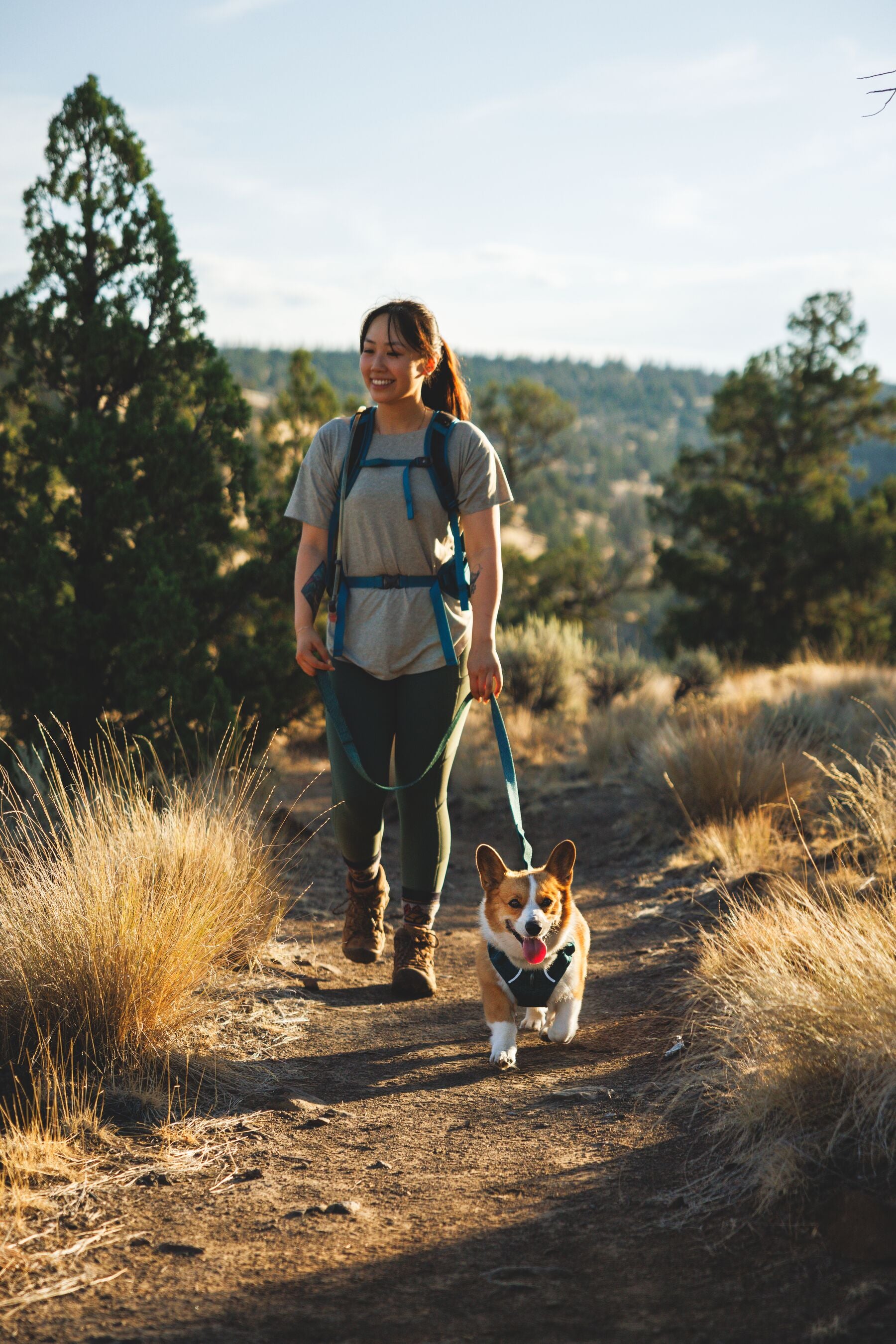 Ruffwear Front Range Flex Dog Leash | Lightweight Athletic Knit