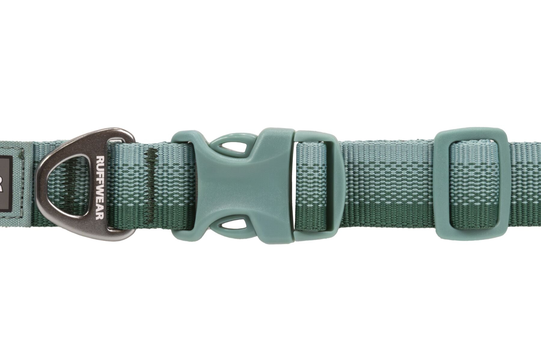 Premium Ruffwear Front Range everyday dog collar made from eco-friendly, colour-fast recycled webbing.