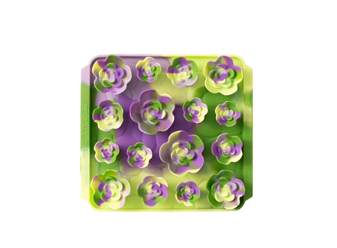 Interactive Food-Grade Foraging Mat for Dogs, Succulent