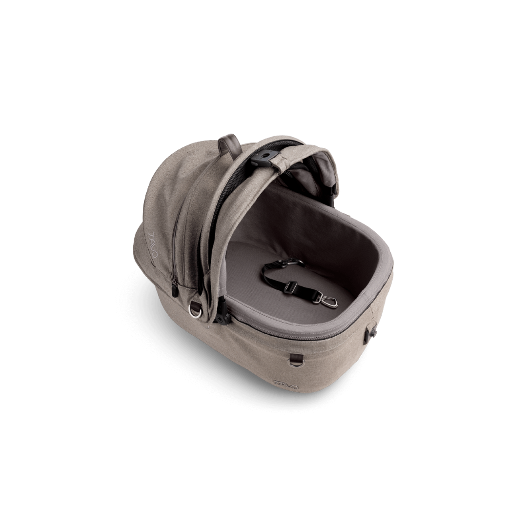 Tavo Pets Carrier and Safety Car Seat with Base, Maeve in Fawn