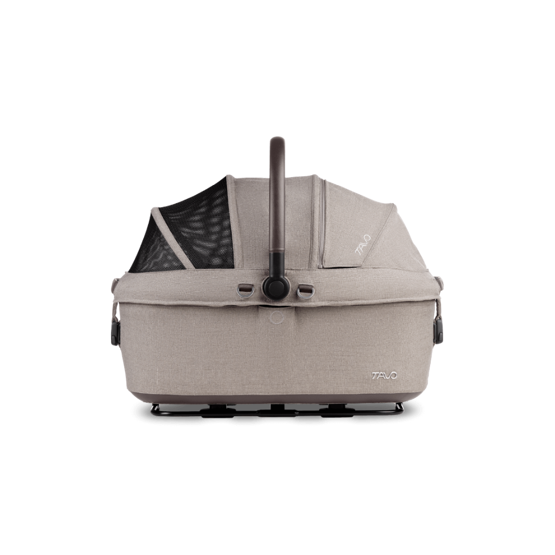 Tavo Pets Carrier and Safety Car Seat with Base, Maeve in Fawn