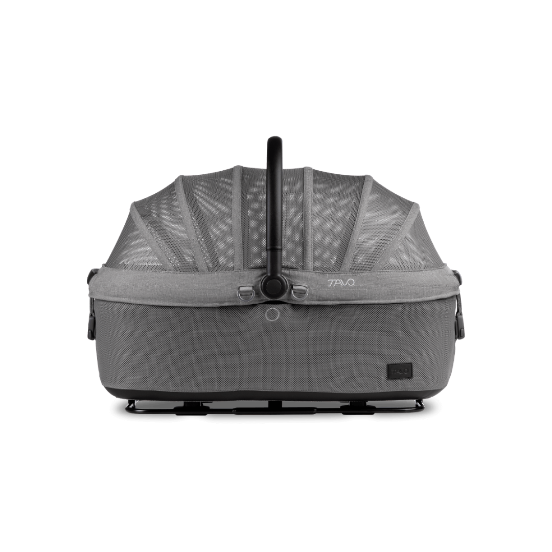 Tavo Pets Carrier and Safety Car Seat with Base, Maeve in Merle Aire