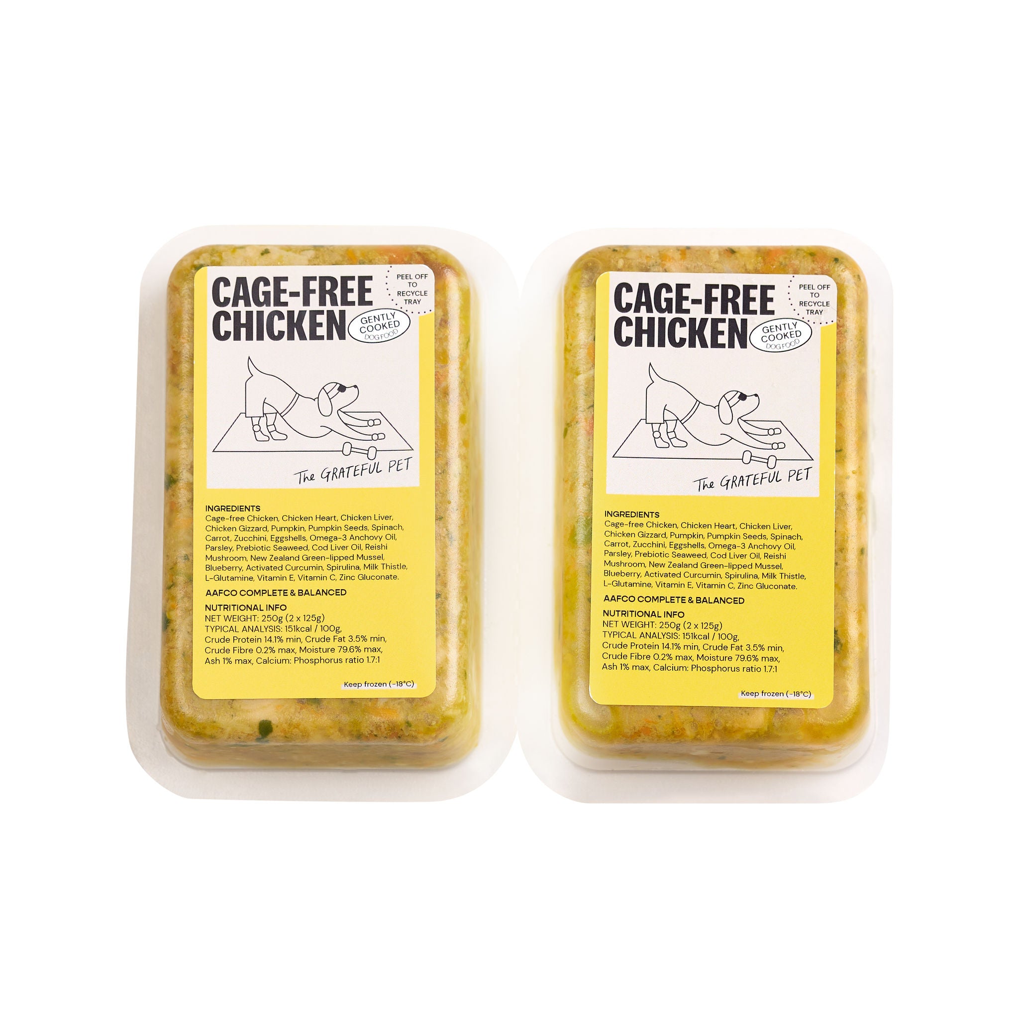 The Grateful Pet: Cooked Food for Dogs, Cage-free Chicken