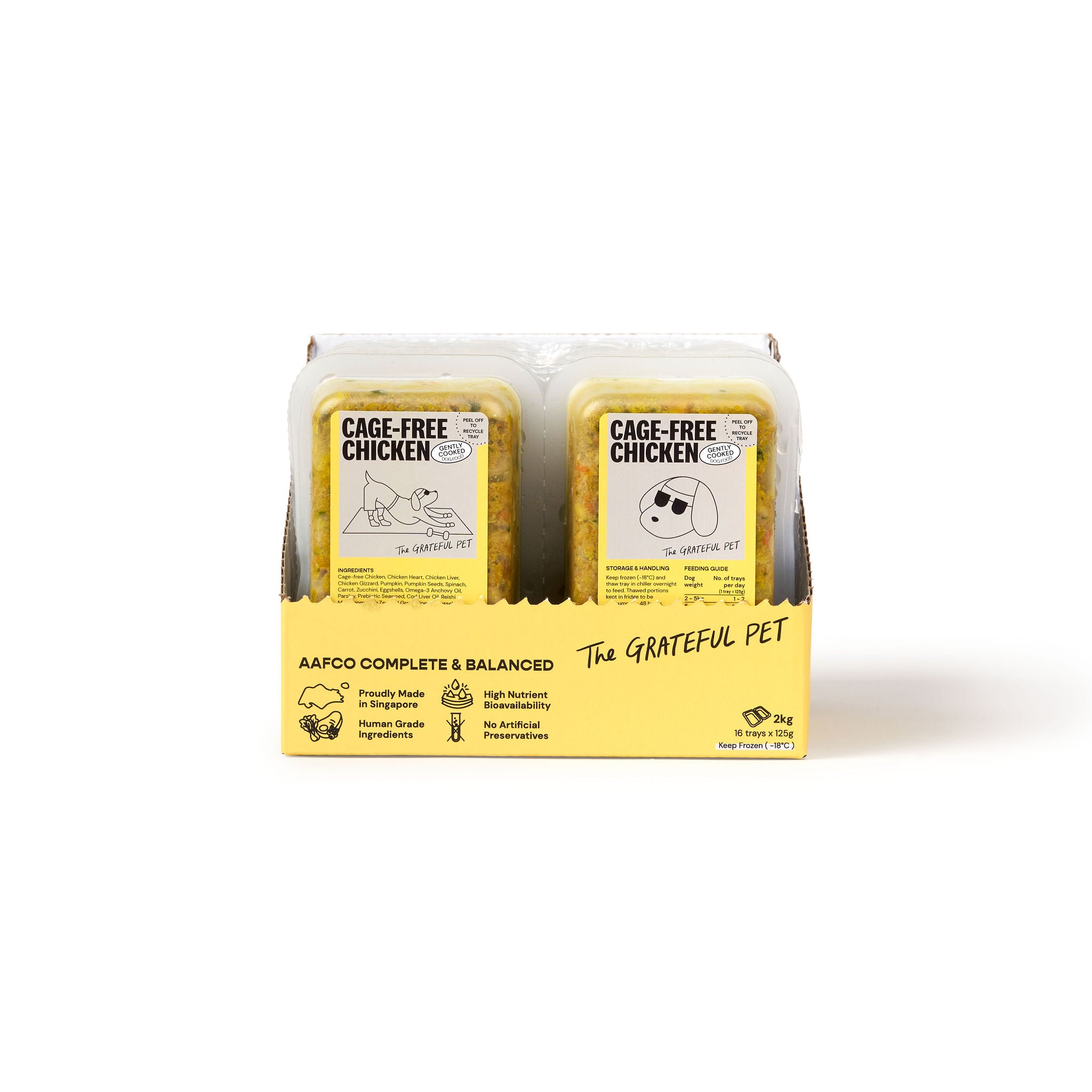 The Grateful Pet: Cooked Food for Dogs, Cage-free Chicken