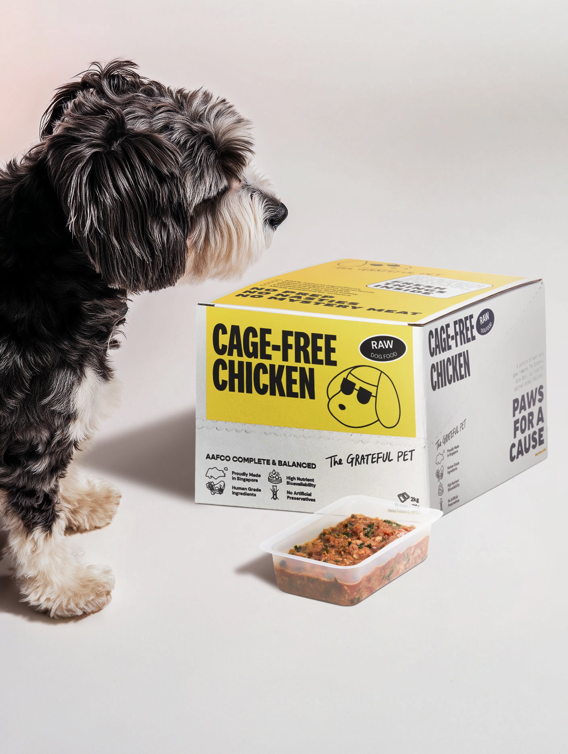 The Grateful Pet: Cooked Food for Dogs, Cage-free Chicken