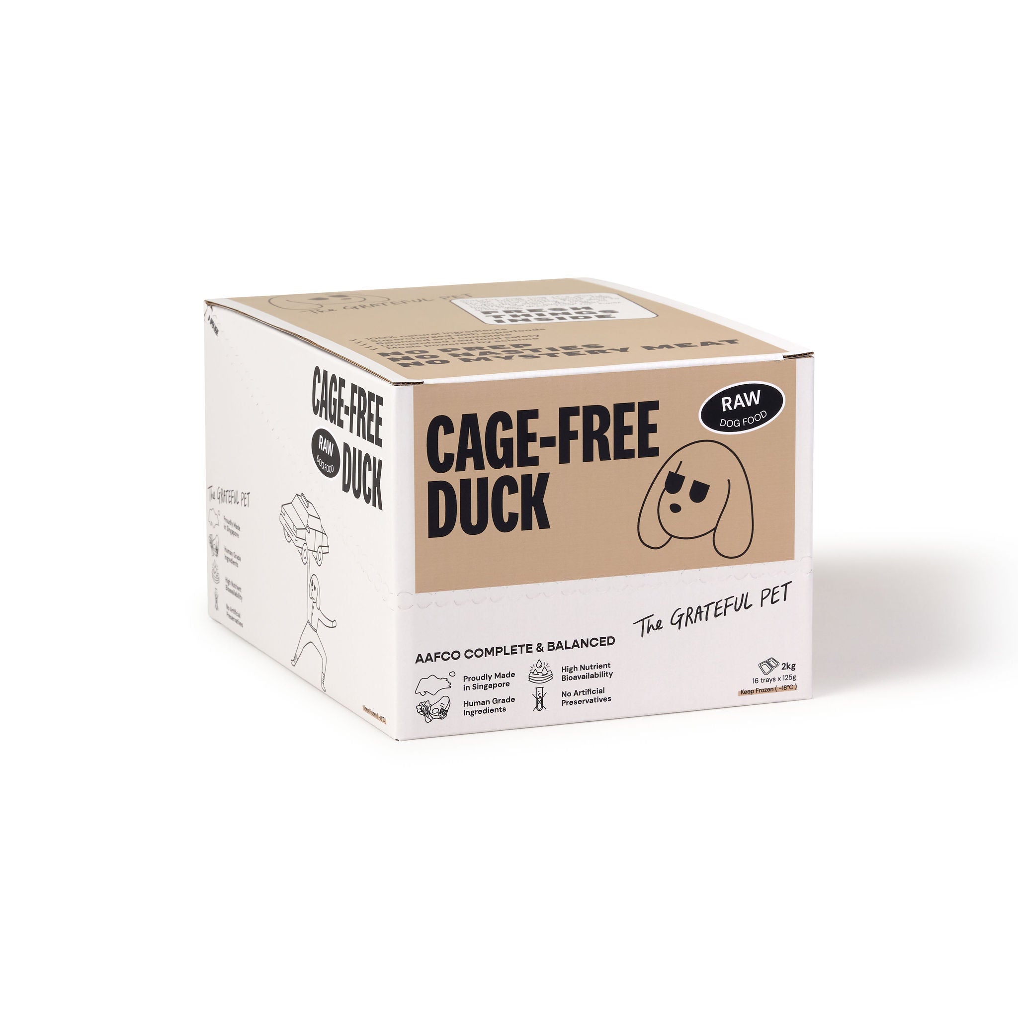 The Grateful Pet: Raw Food for Dogs, Cage-free Duck