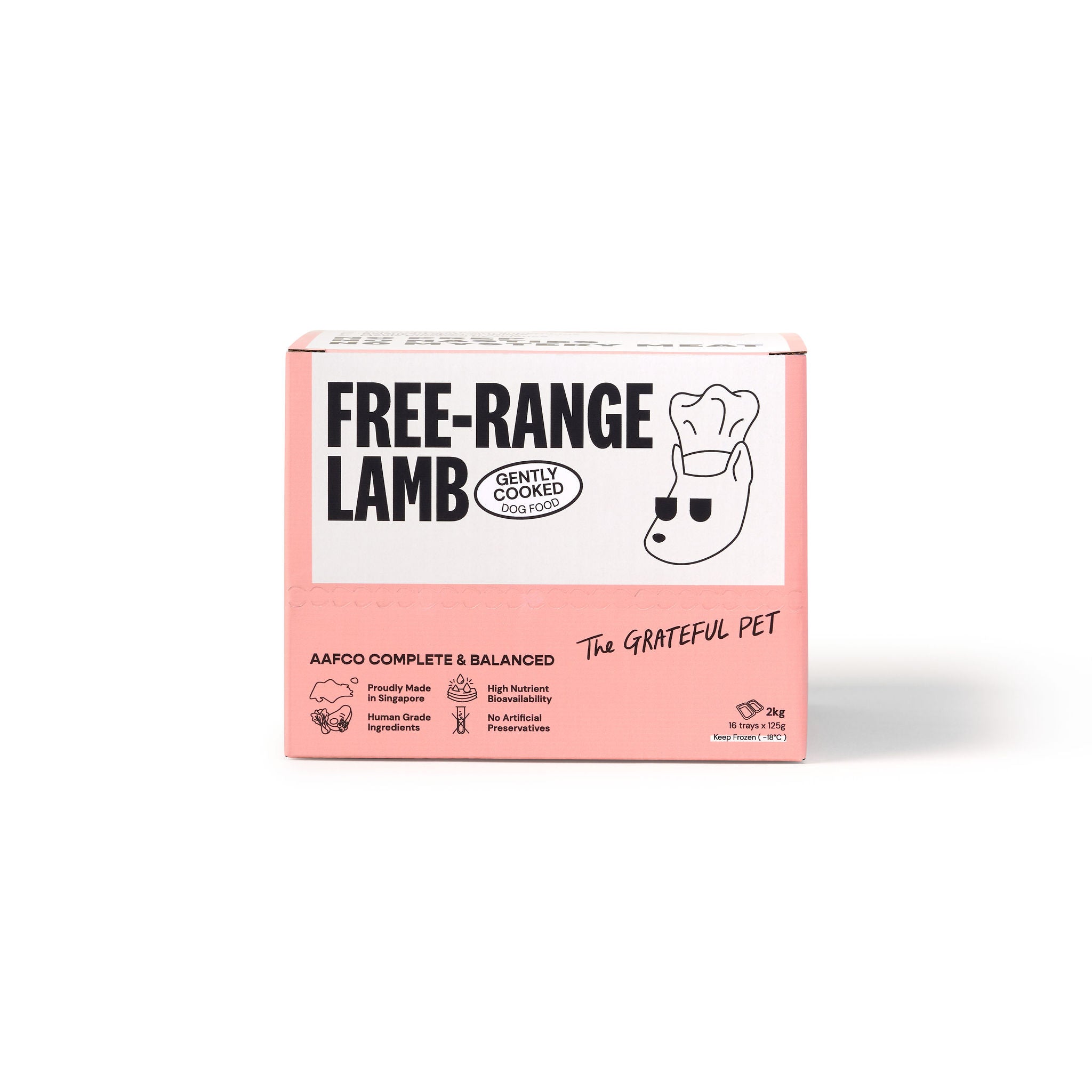 The Grateful Pet: Cooked Food for Dogs, Free-range Lamb