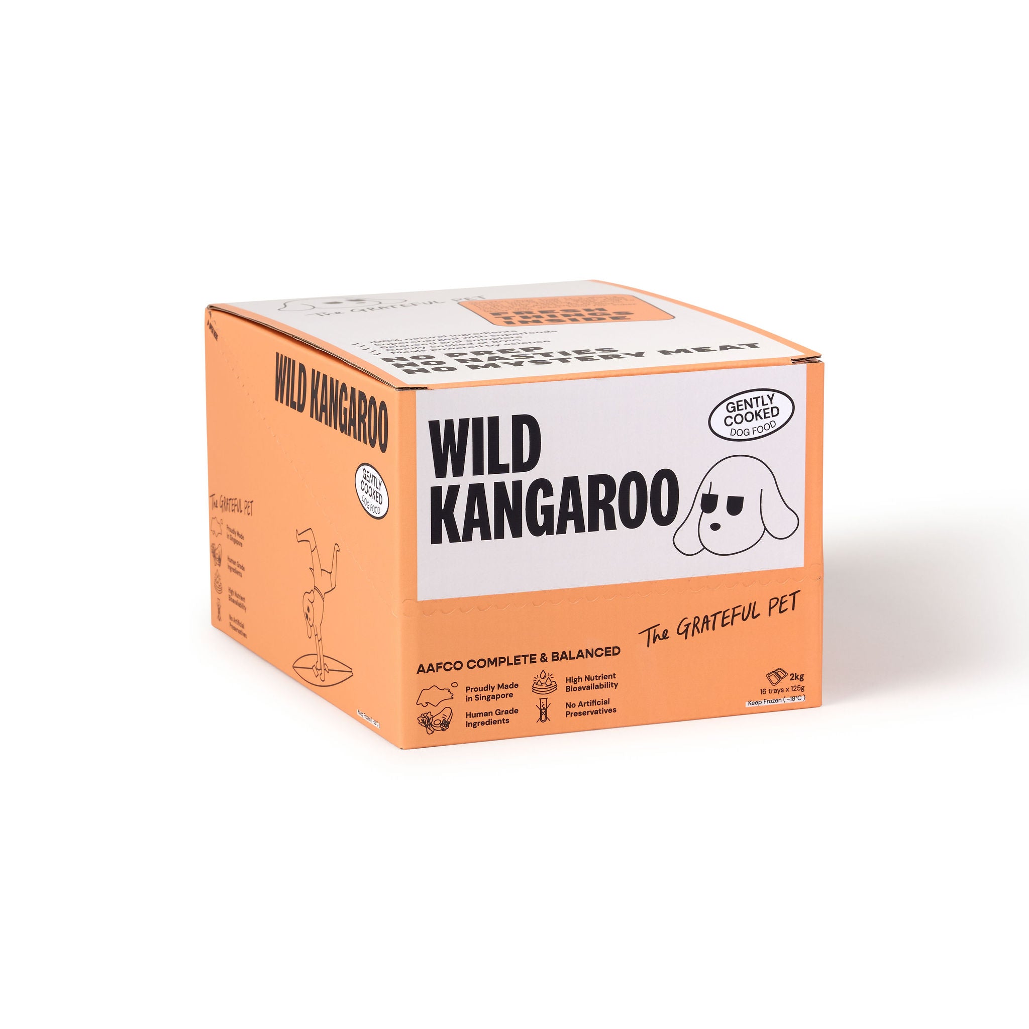 The Grateful Pet: Cooked Food for Dogs, Wild Kangaroo Meat