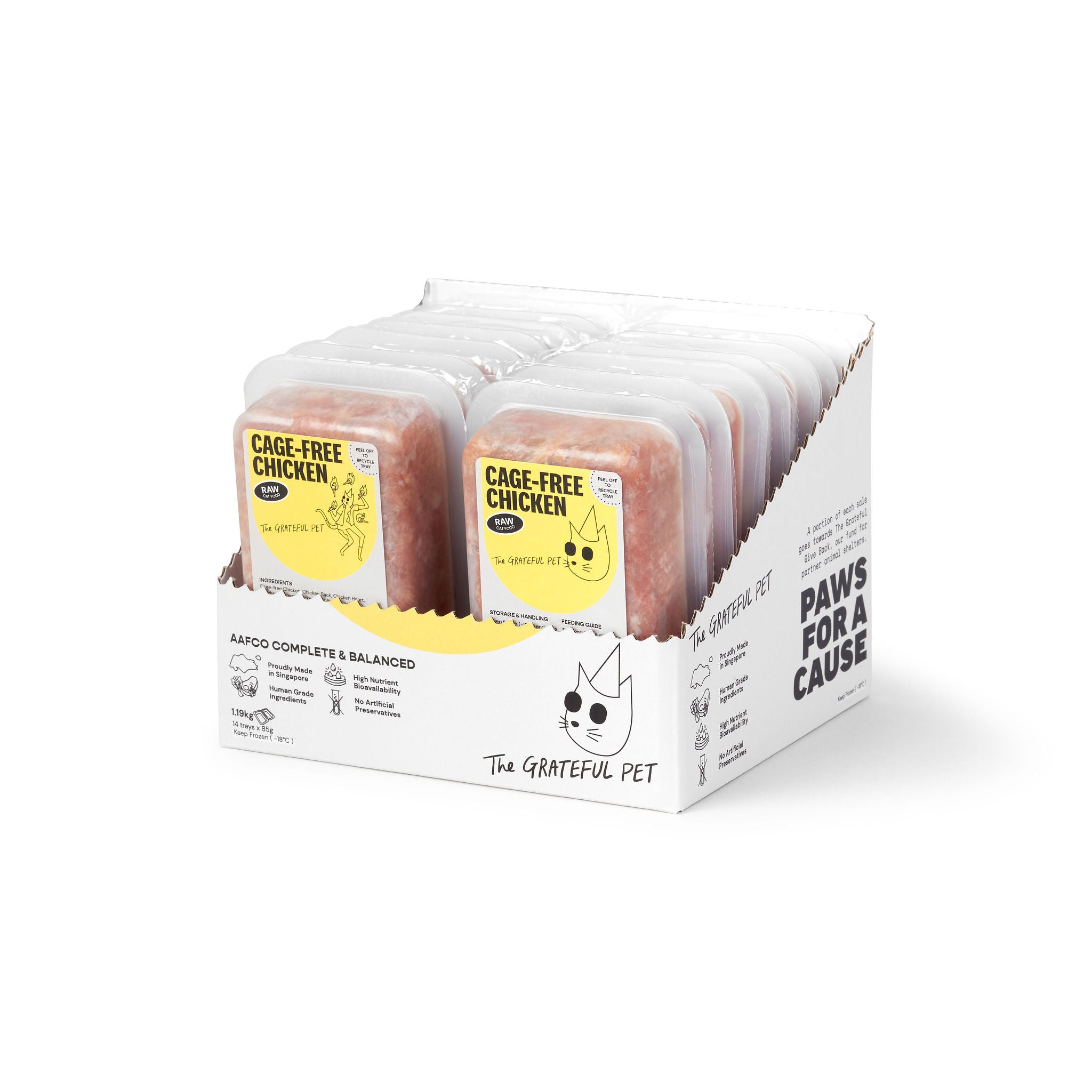 The Grateful Pet: Raw Food for Cats, Cage-free Chicken